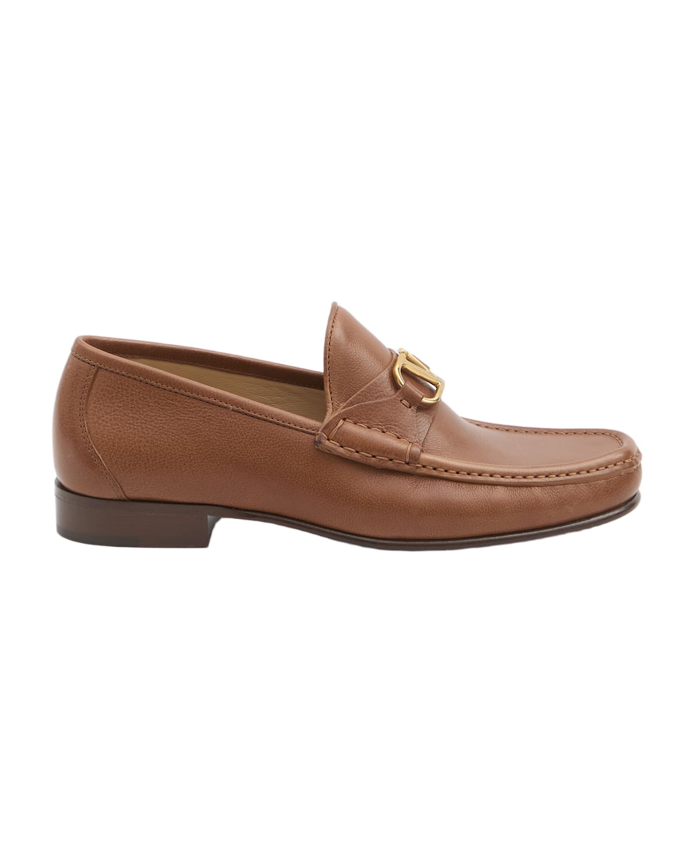 Valentino Garavani Vlogo Signature Loafers - TOBACCO