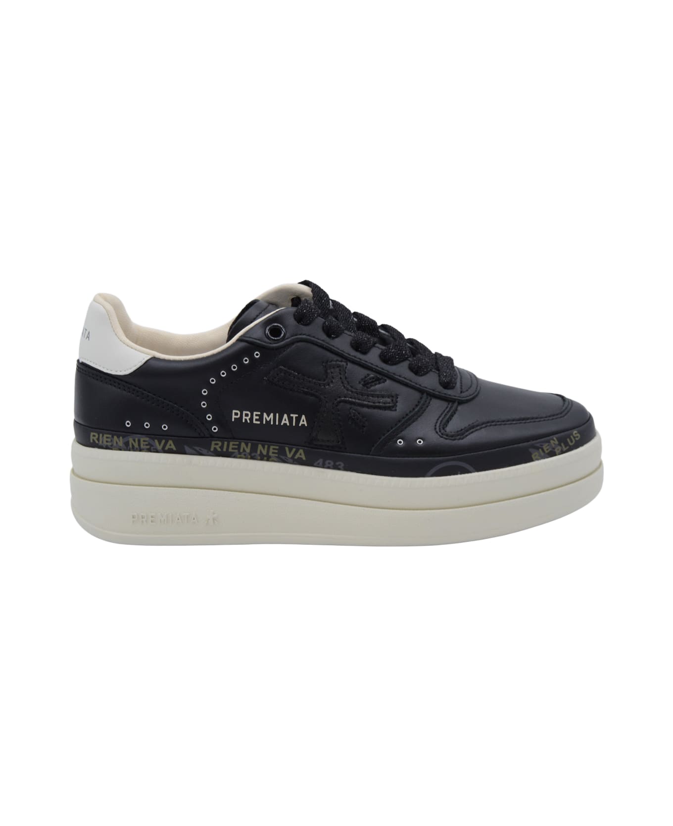 Premiata Black Micol Sneakers