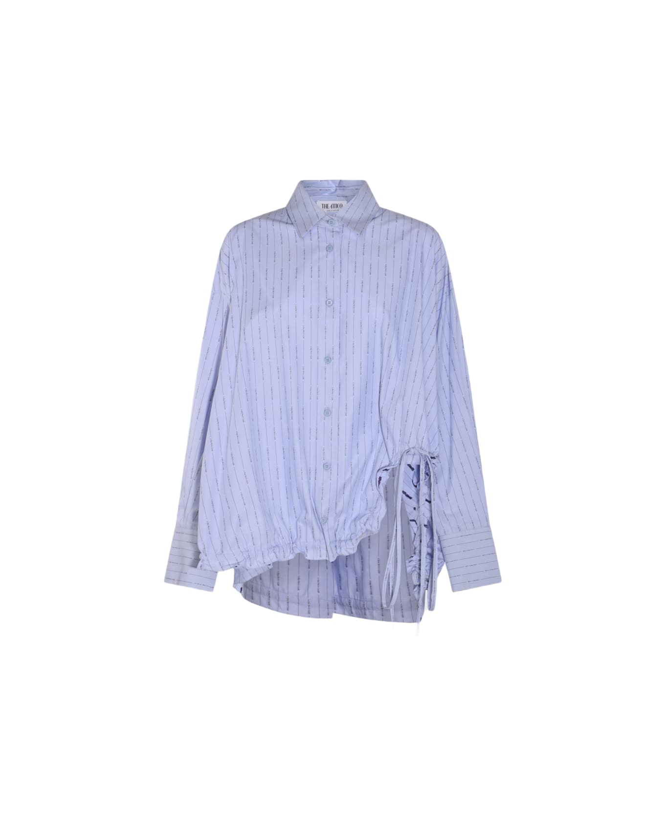 The Attico Light Blue Cotton Shirt - 600