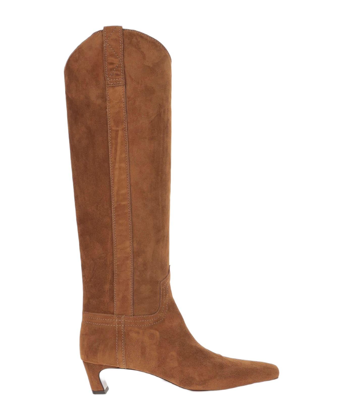 Sartore Suede Leather Boots - Brown