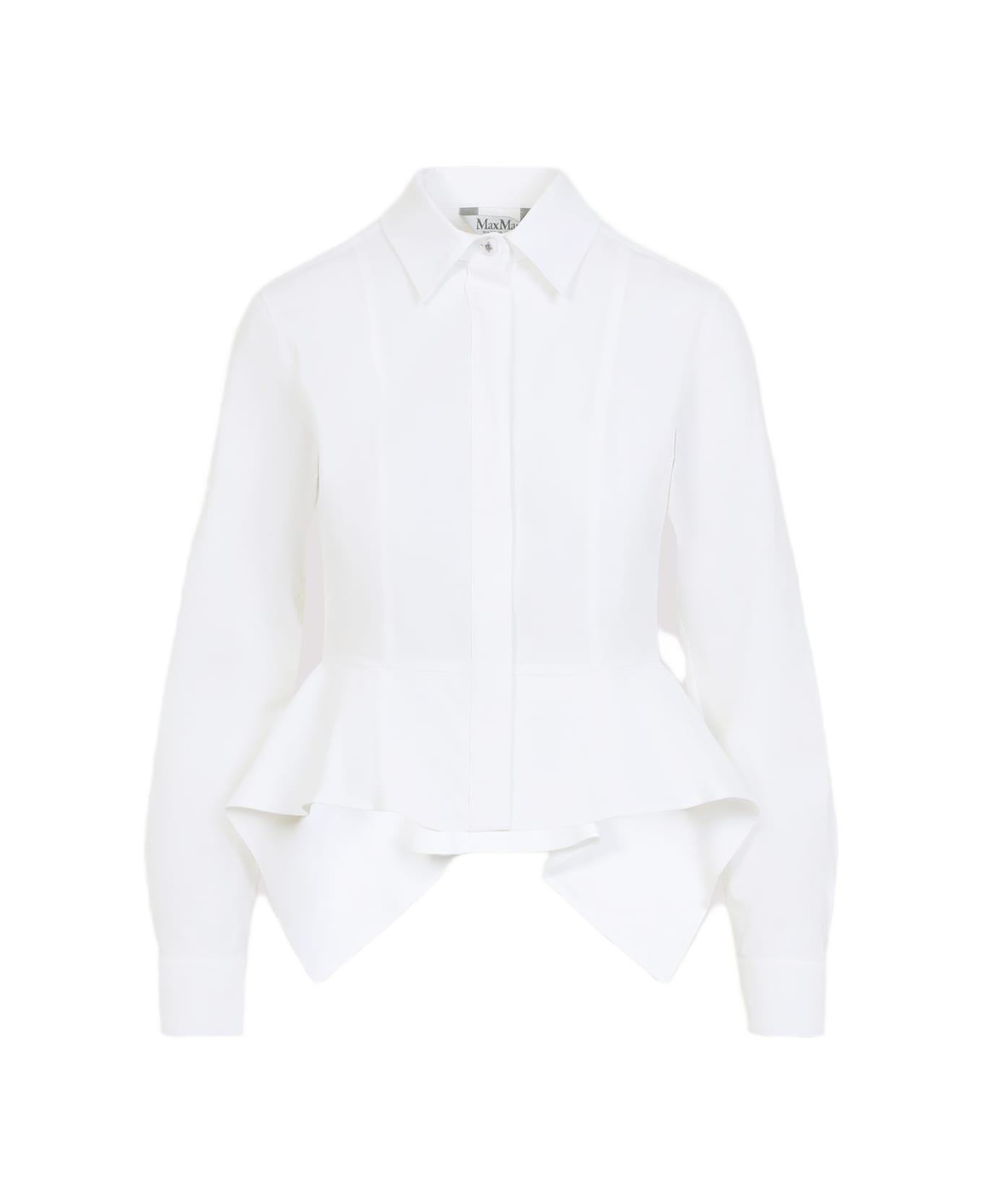 Max Mara Gamma Popeline Shirt - Bianco