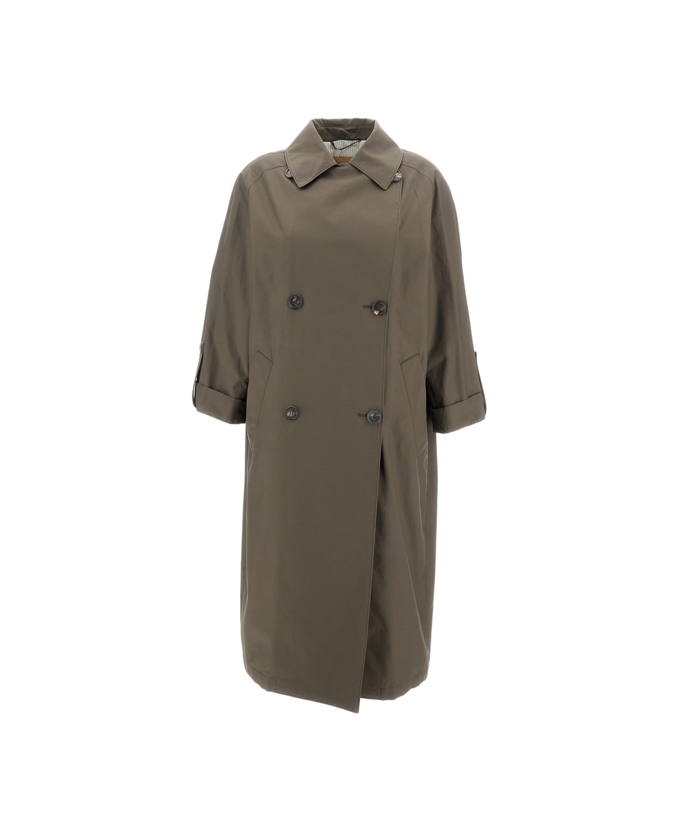 Max Mara The Cube Long Trench - Brown