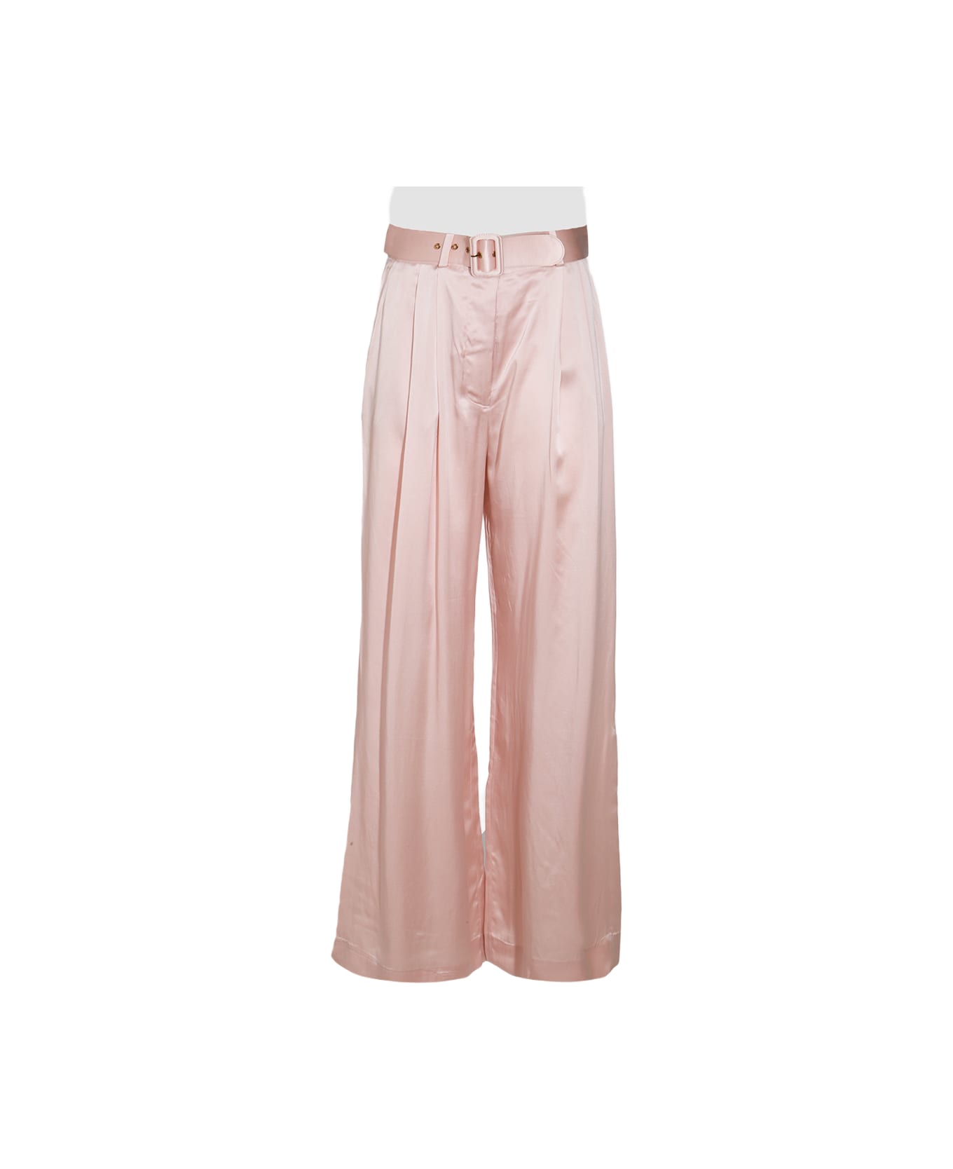 Zimmermann Pink Silk Pants - Petal