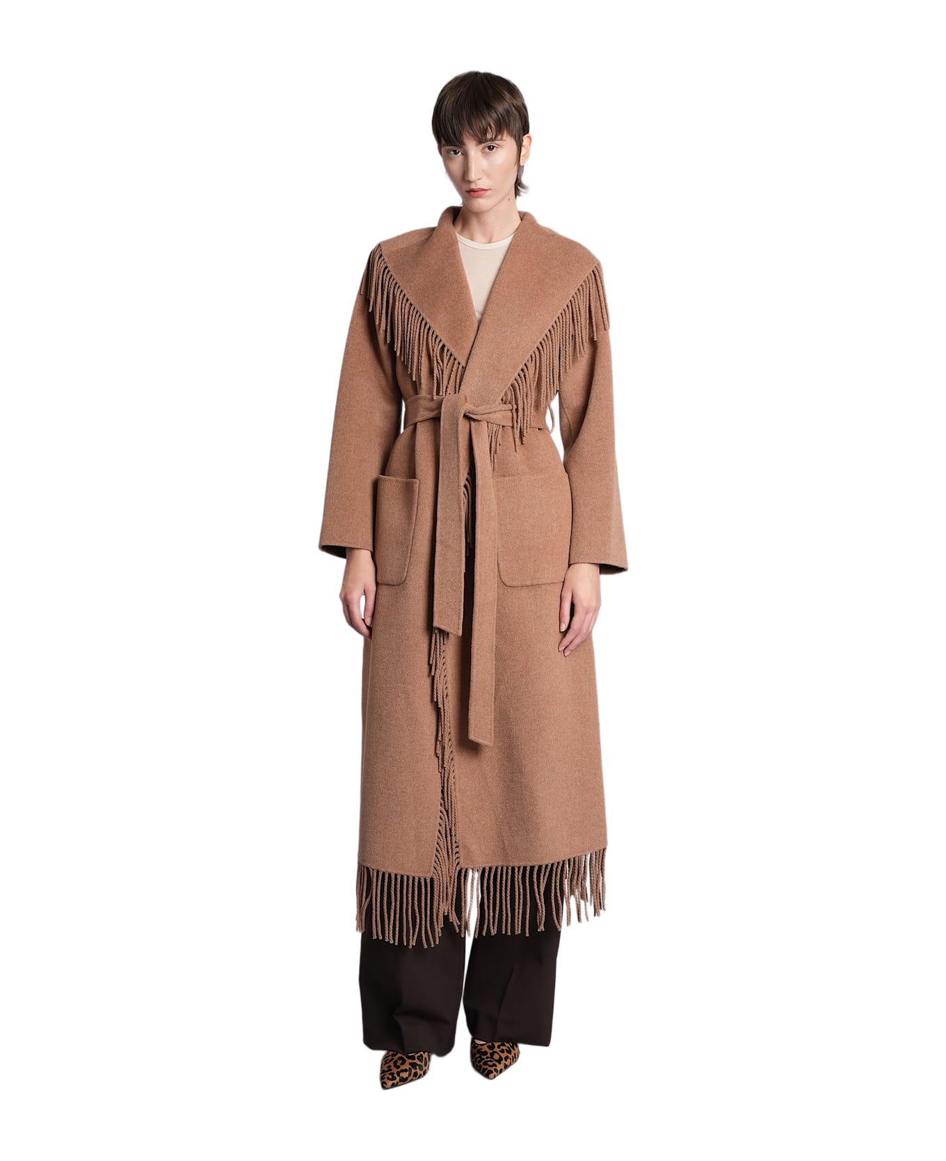 Simkhai Carrie In Camel Wool - CAMEL