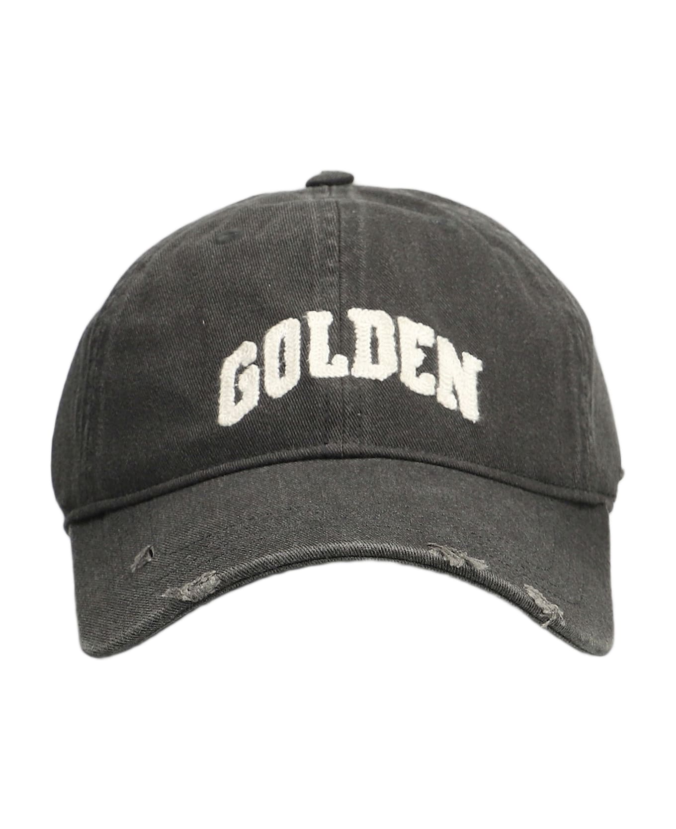 Golden Goose Hats In Grey Cotton