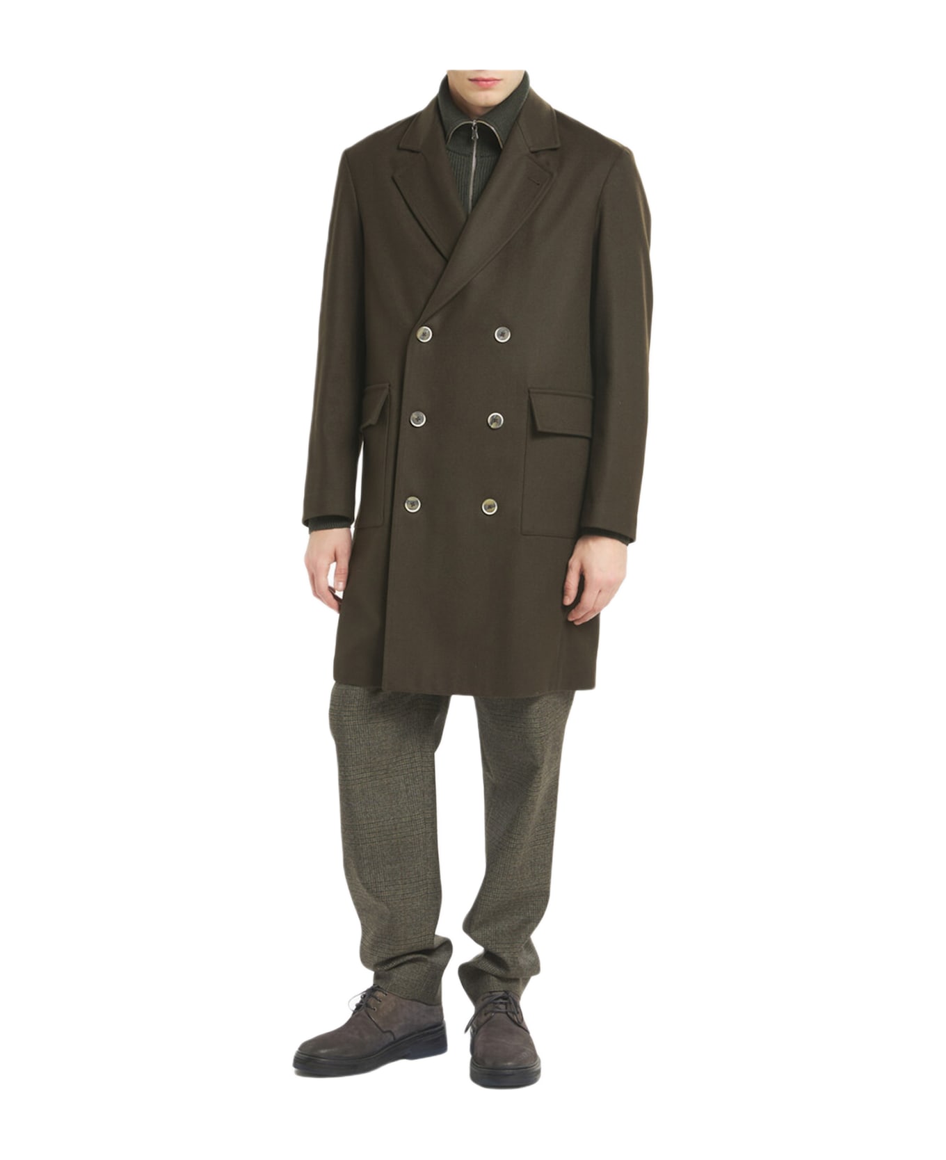 Barena Gazabin Caramal Coat - Brown