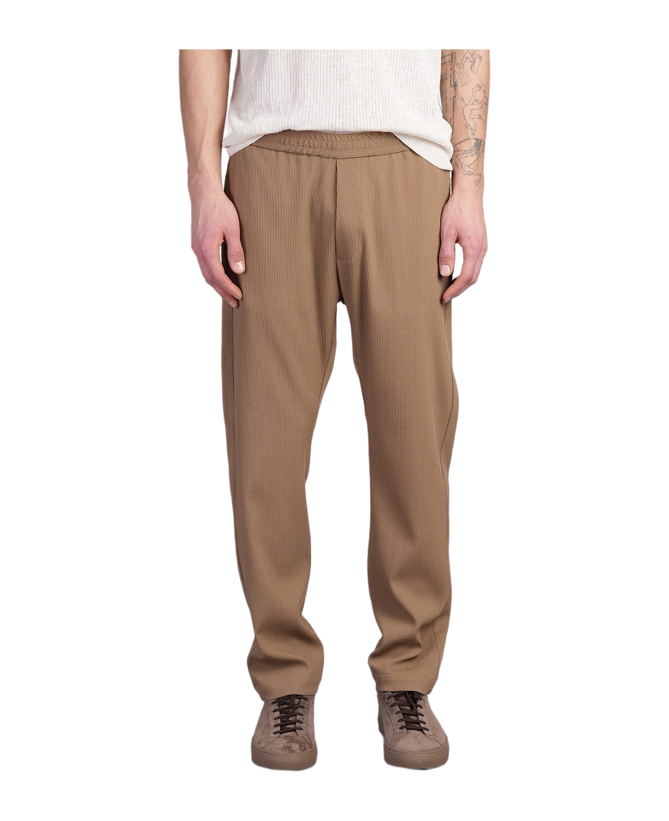 Barena Riobarbo Pants In Camel Wool - Camel