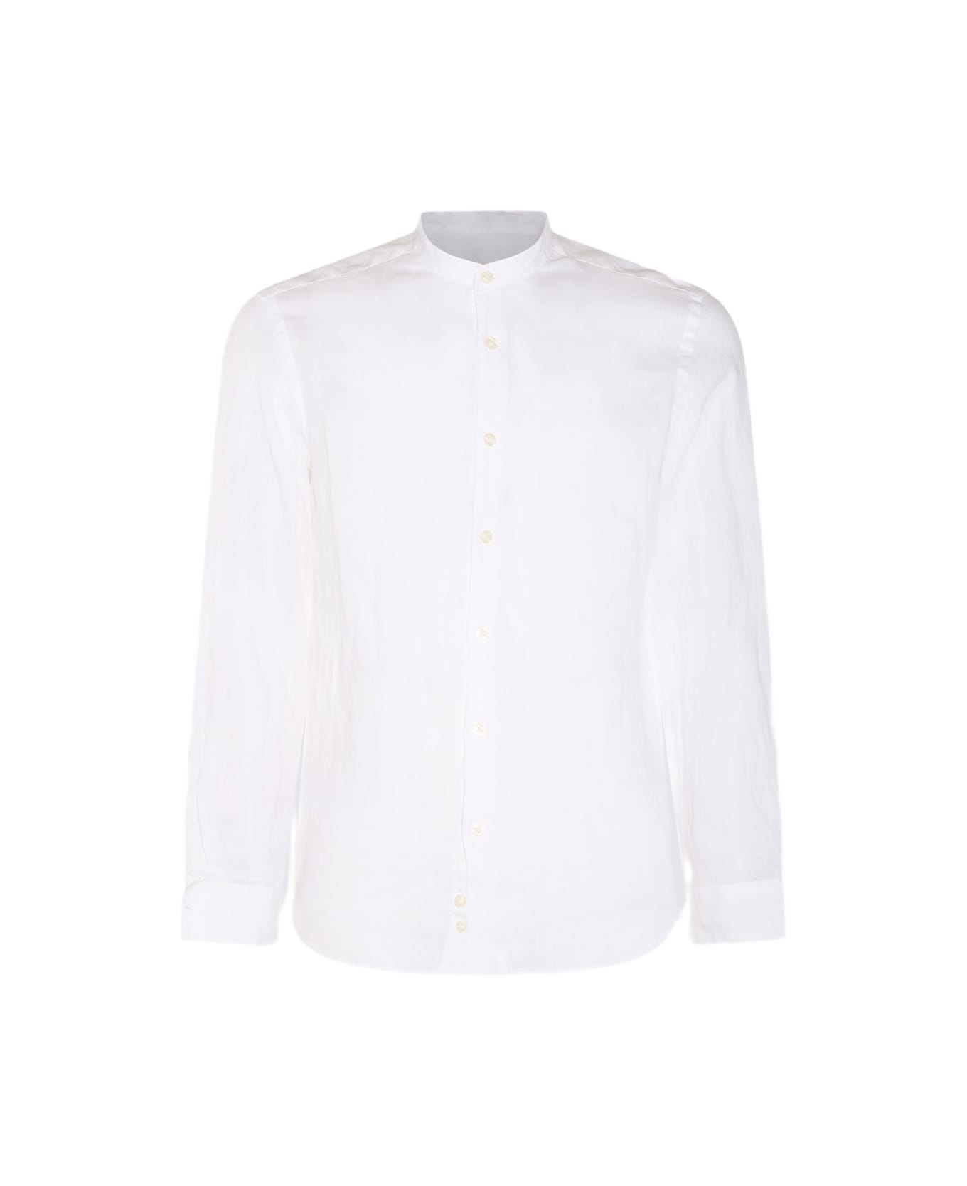 Altea White Linen Shirt - White シャツ