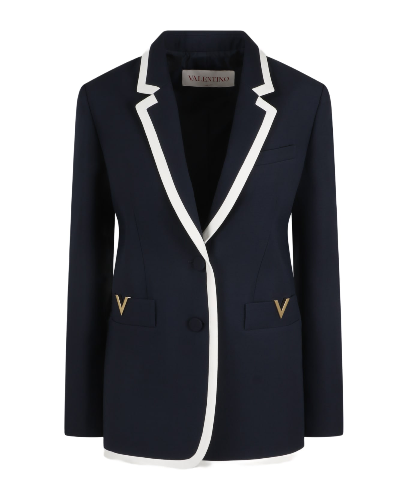 Valentino Garavani Crepe Couture Jacket - Blue