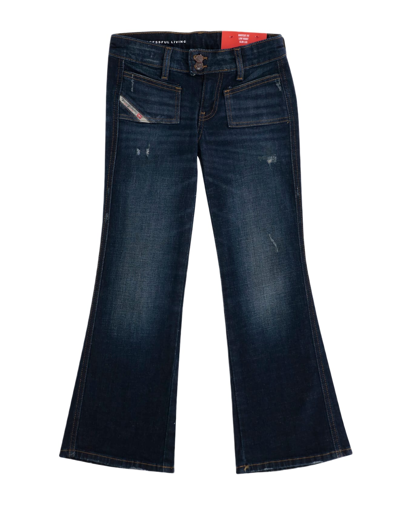 Diesel D-eki-j Stretch Cotton Jeans - Denim
