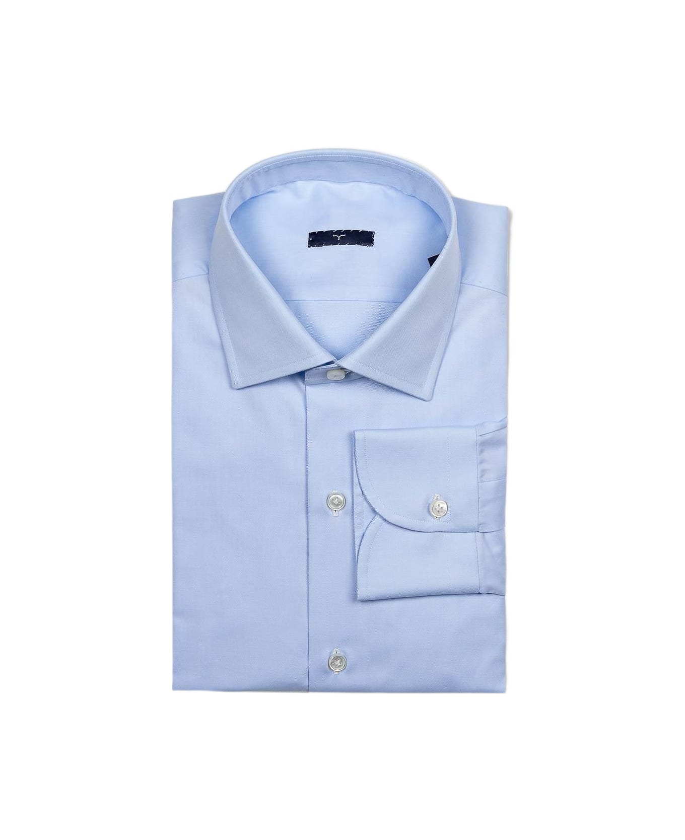 Larusmiani Handmade Shirt Mayfair Shirt - LightBlue