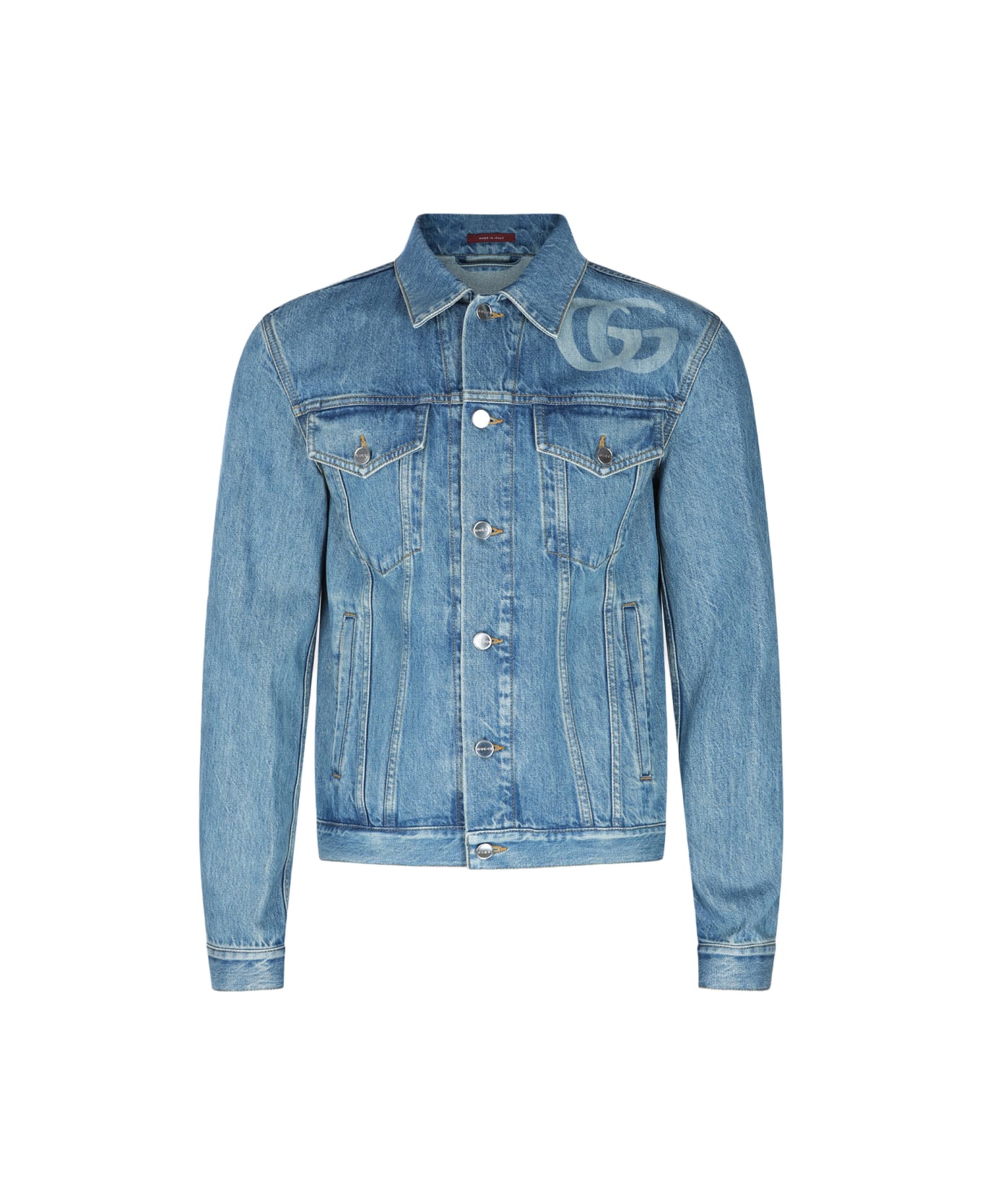 Gucci Indigo Blue Denim Jacket - LIGHTBLUE ジャケット