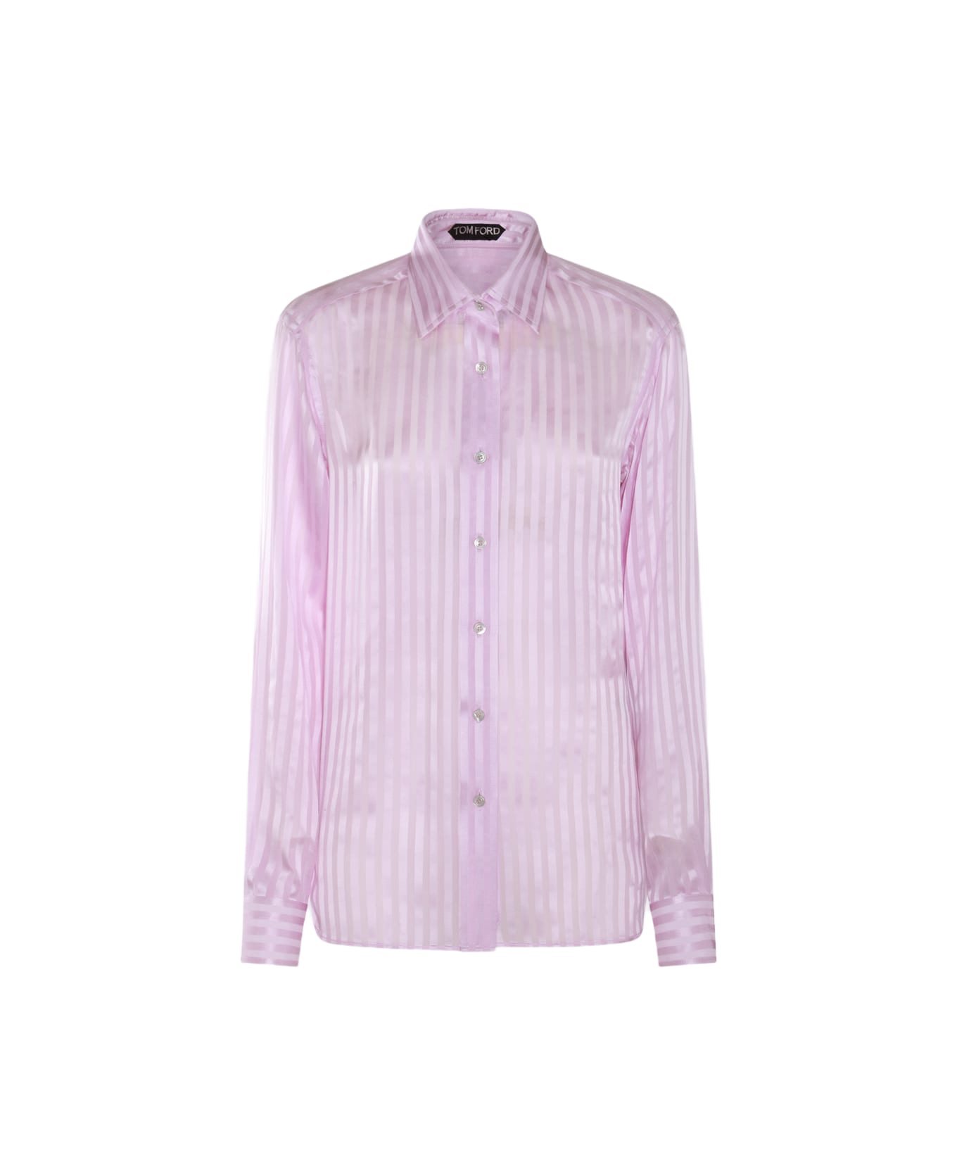 Tom Ford Lilac Silk Shirt - Purple