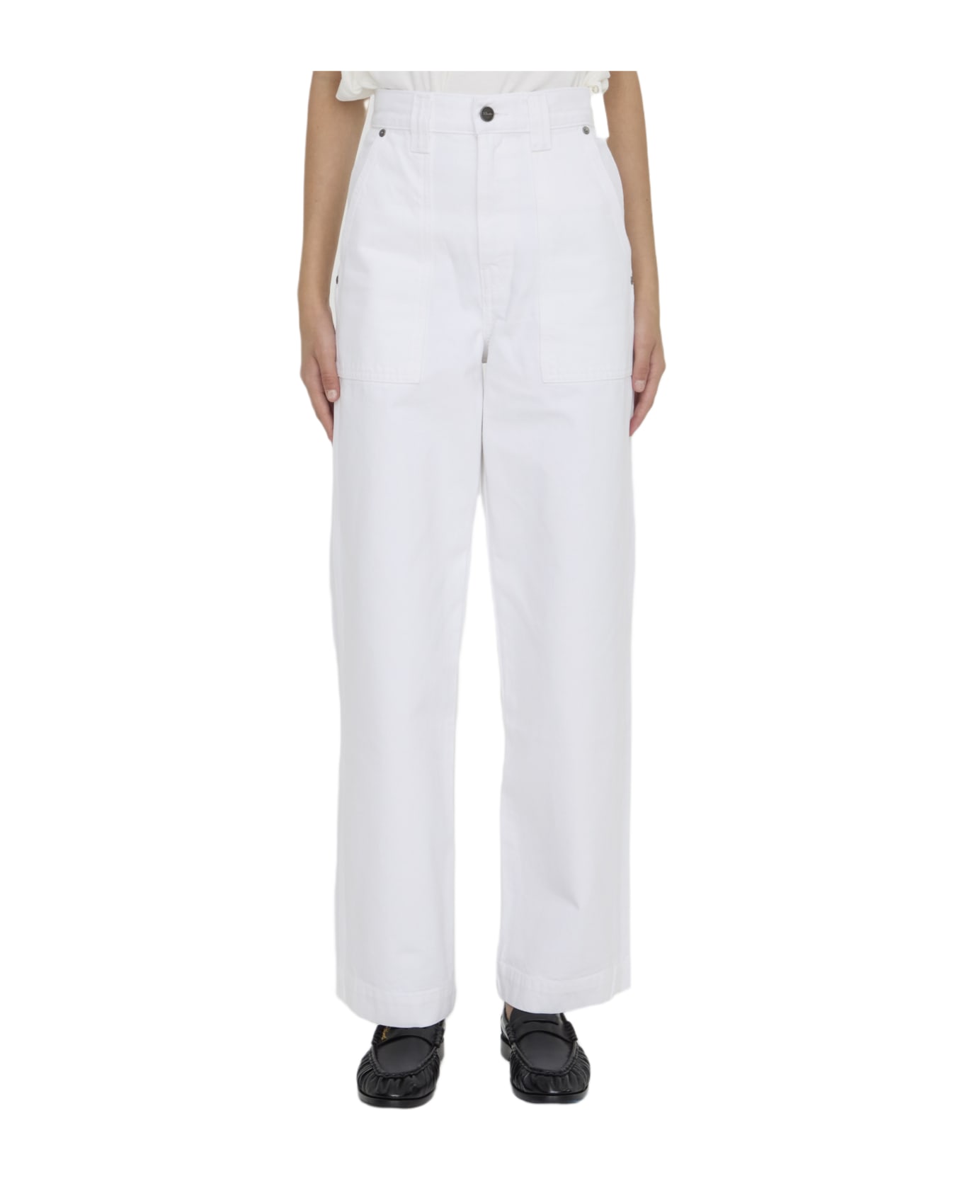 Khaite Hewitt Jeans - WHITE