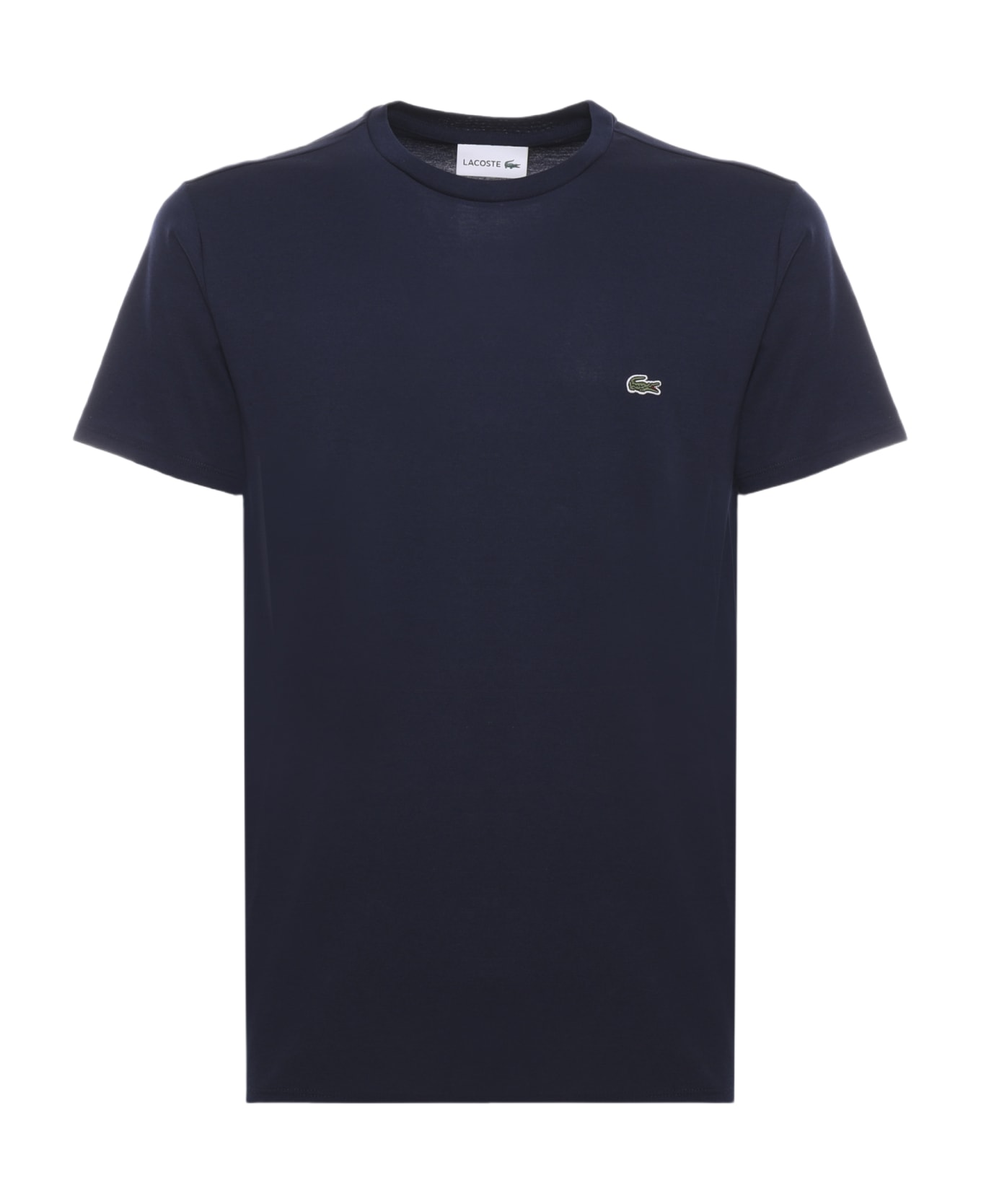 Lacoste Navy Blue Cotton Jersey T-shirt シャツ