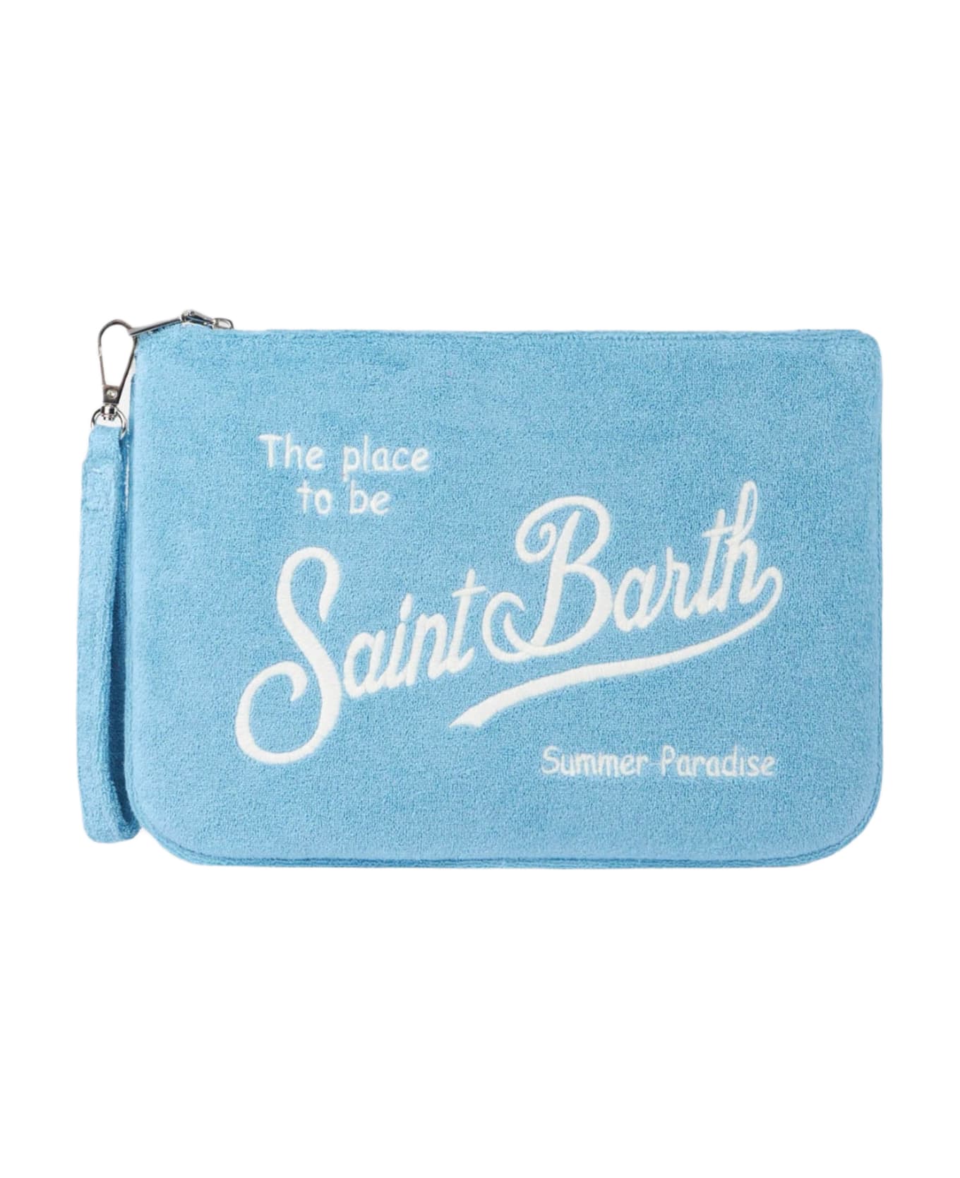 MC2 Saint Barth Parisienne Light Blue Terry Pouch Bag - SKY クラッチバッグ