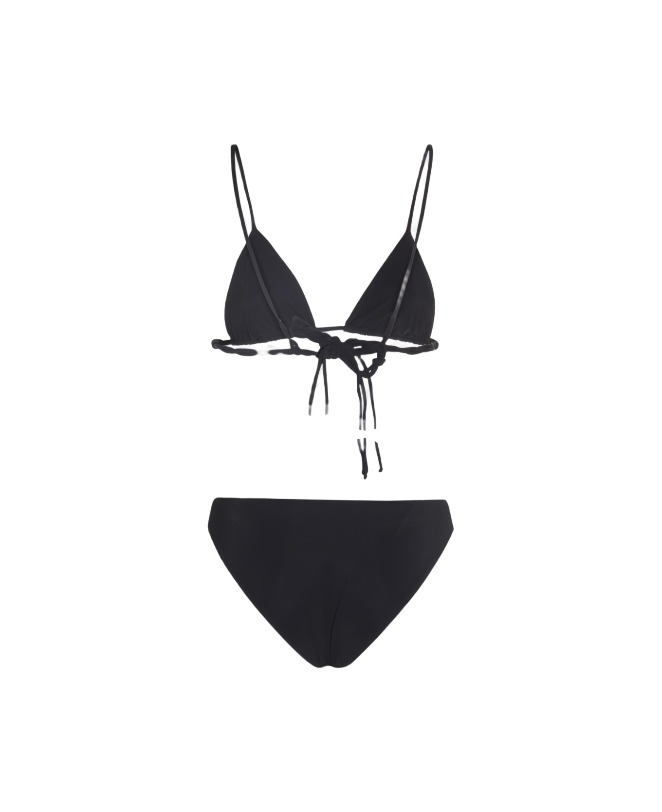 Jil Sander Black Trangle Bikini Beachwear - Black カバーアップ