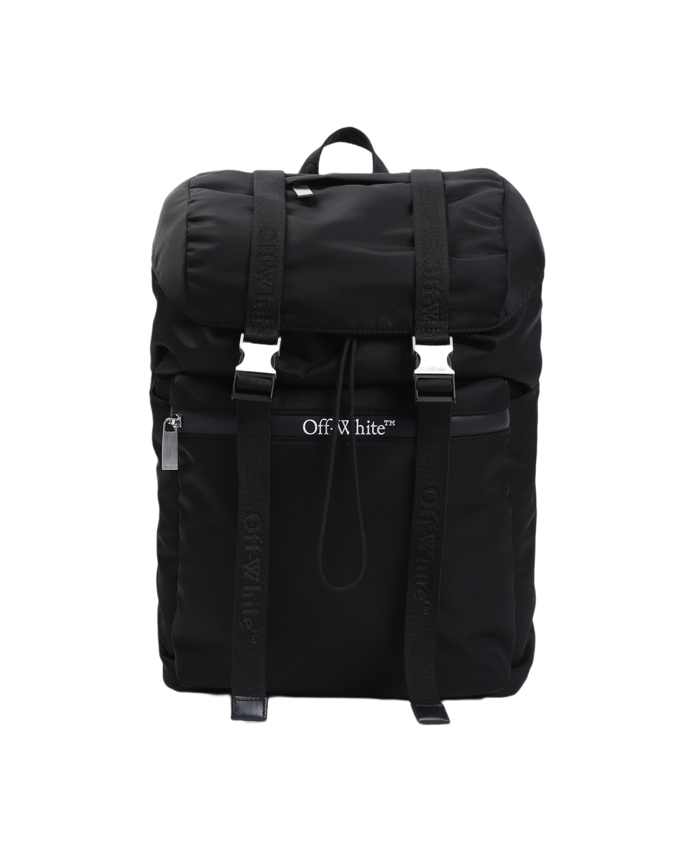 Off-White Outdoor Nylon Backpack - Black