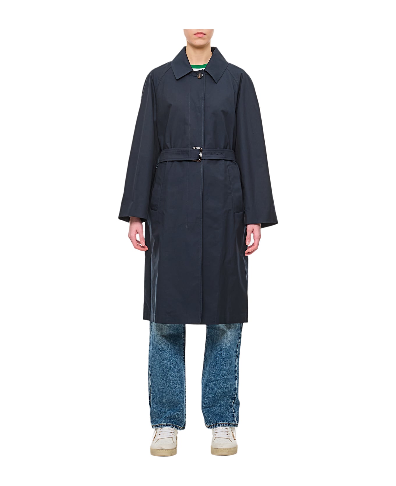 Max Mara The Cube 'orleans' Trench - Blue