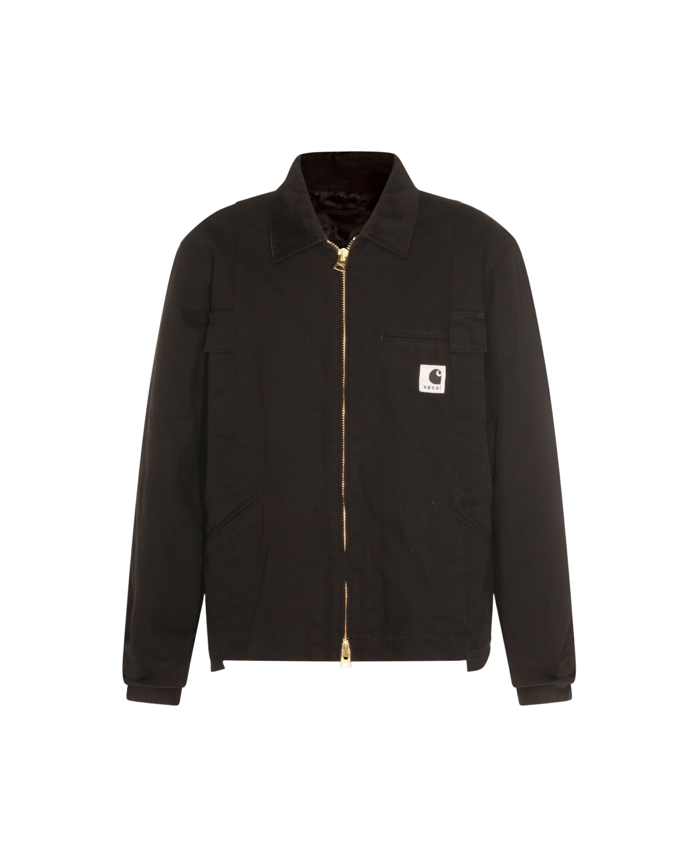 Sacai Black Cotton Casual Jacket - Black