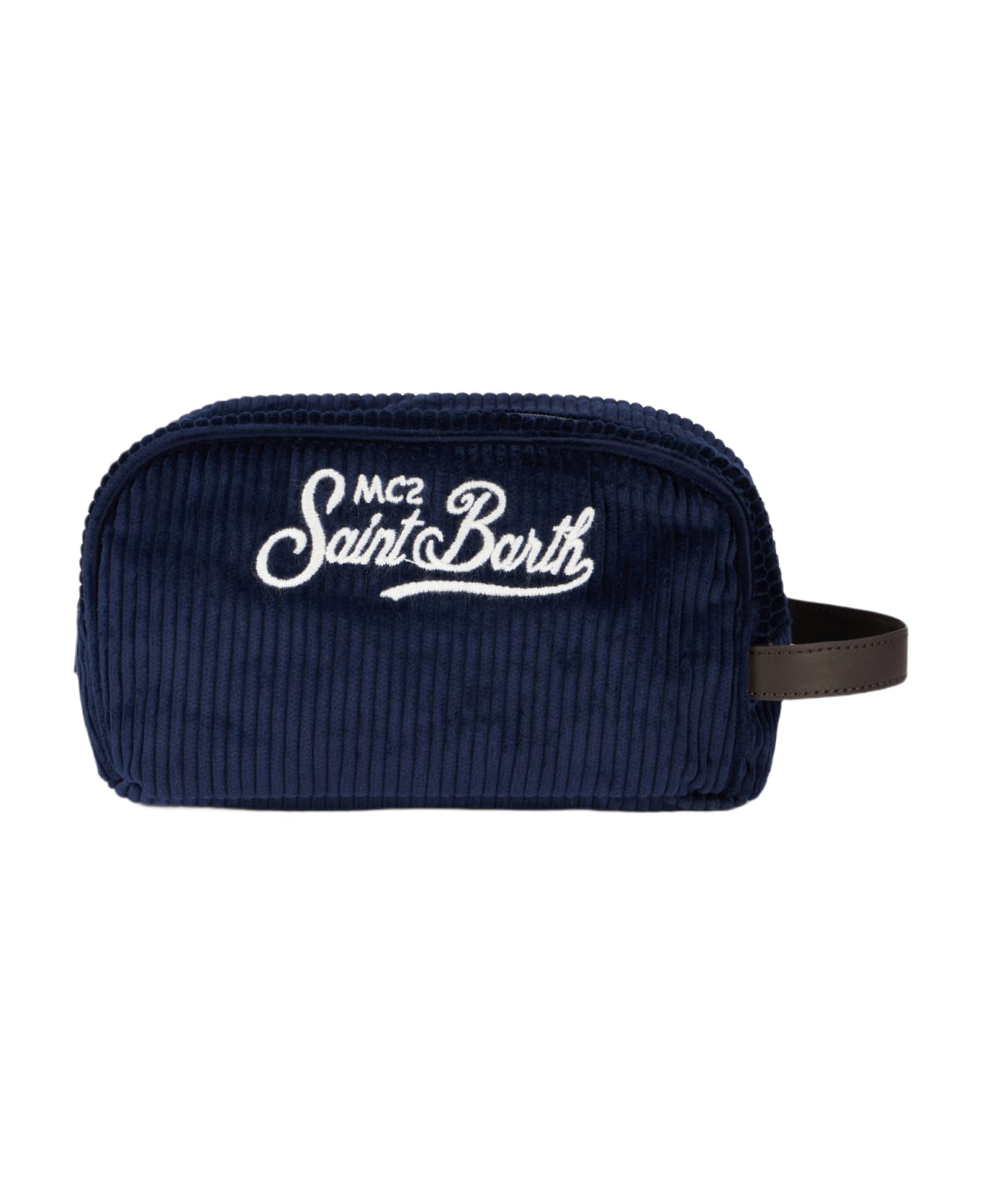MC2 Saint Barth Blue Corduroy Beauty Case - BLUE