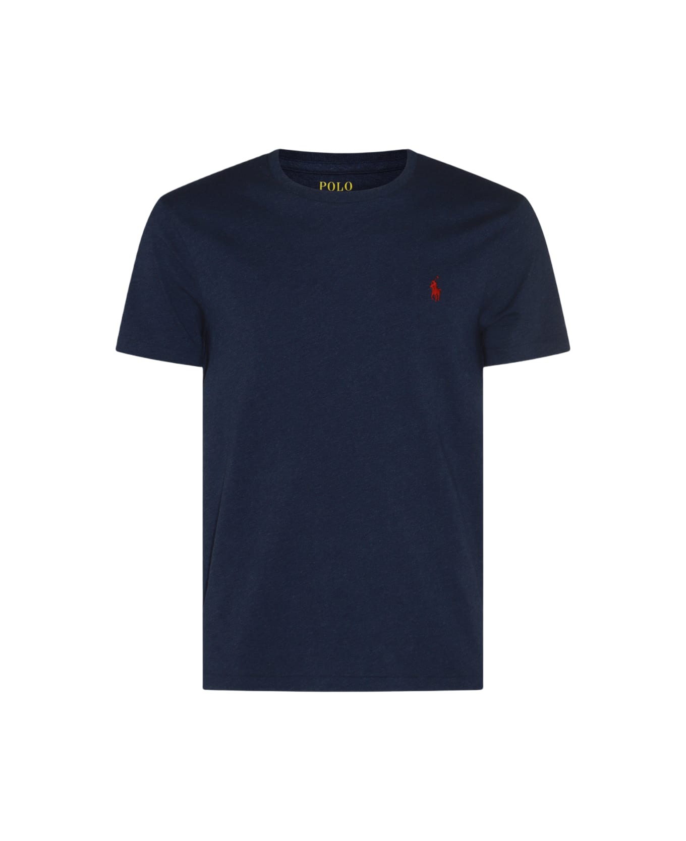 Polo Ralph Lauren Blue Cotton T-shirt - SPRING NAVY HEATHER シャツ