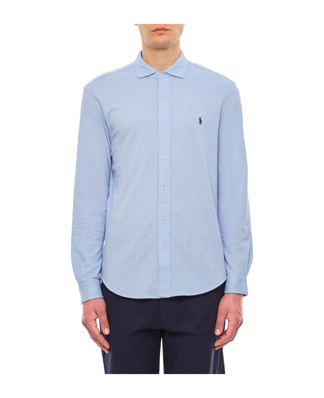 Polo Ralph Lauren Sport Cotton Shirt - Clear Blue