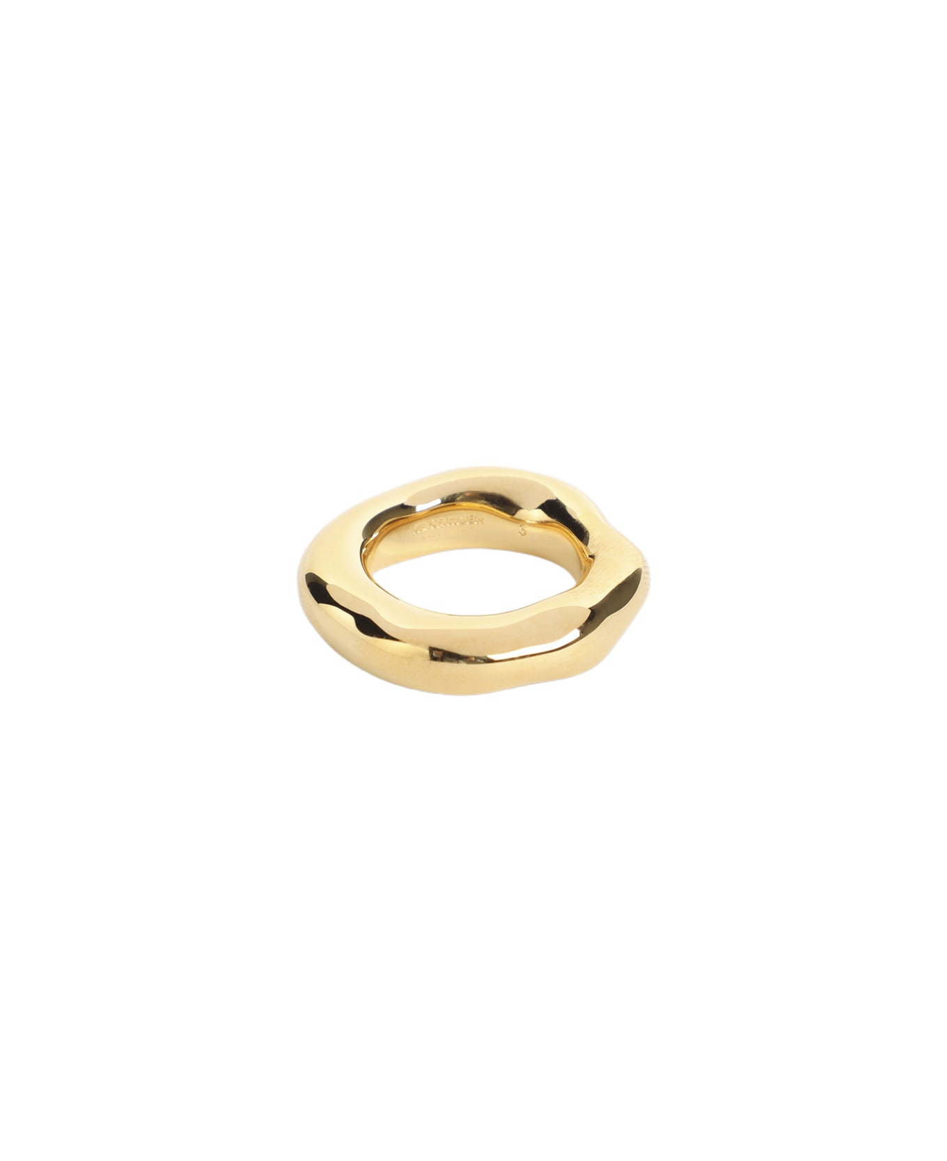 Jil Sander Brass Ring - Gold