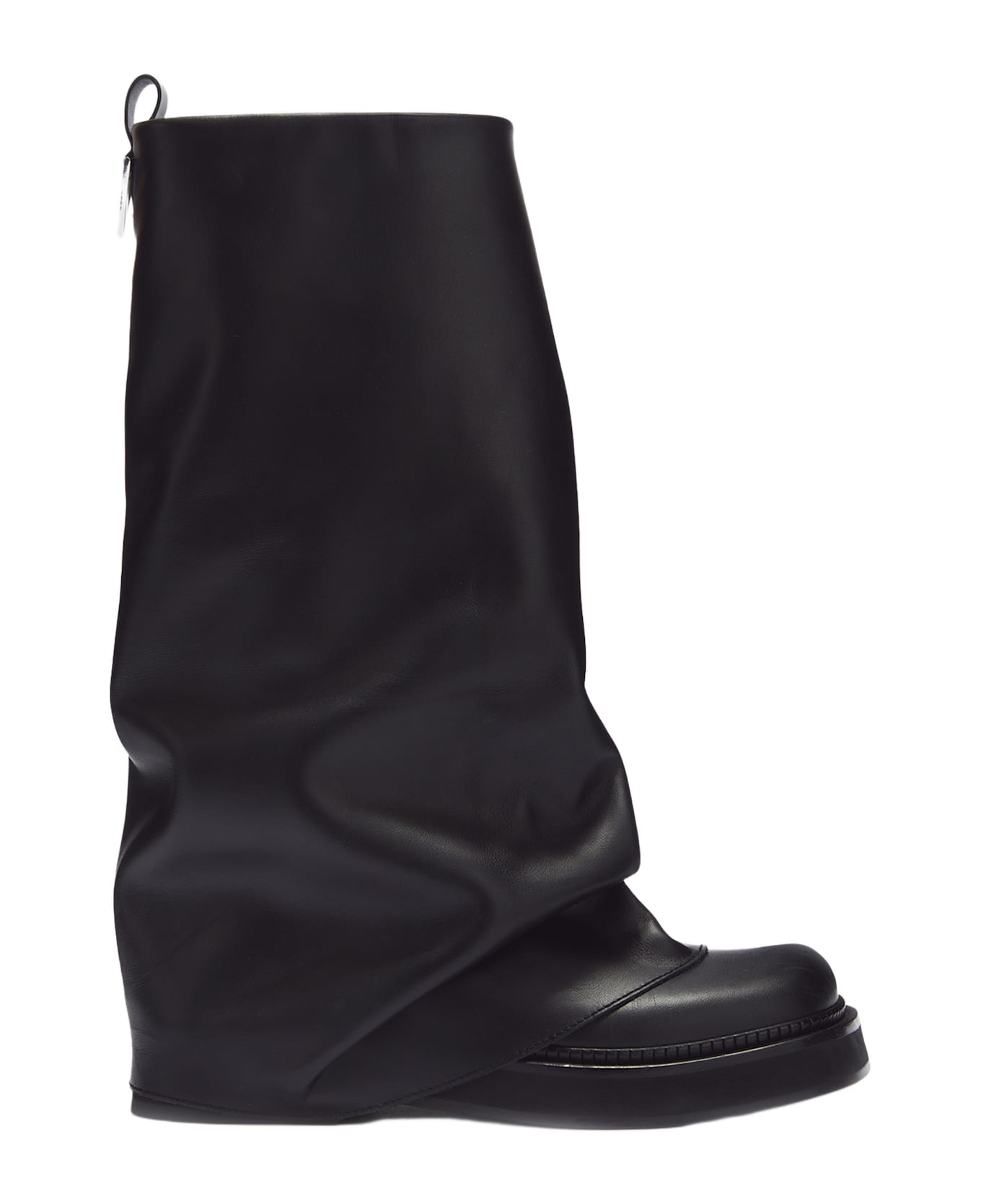 The Attico Robin Combat Boot - Black