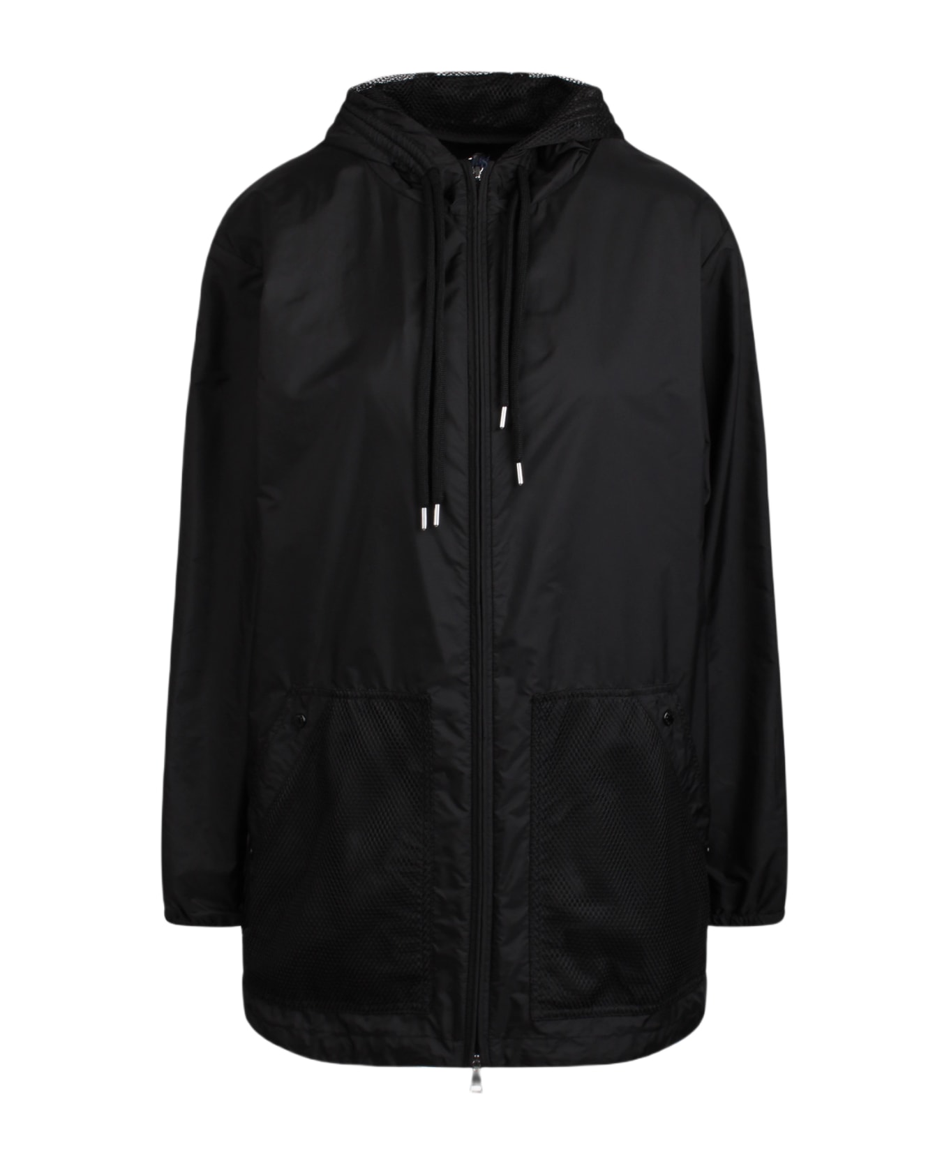 Moncler Mesh-panels Hooded Jacket レインコート