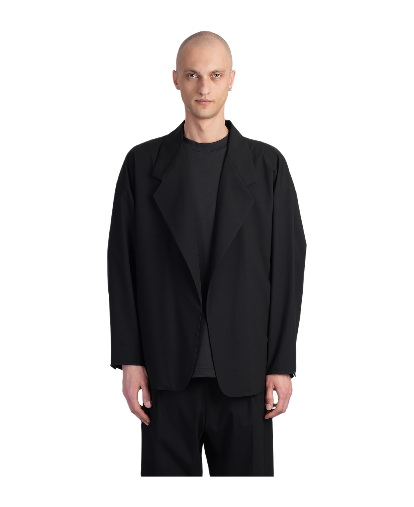 Fear of God California Blazer In Black Cotton - black