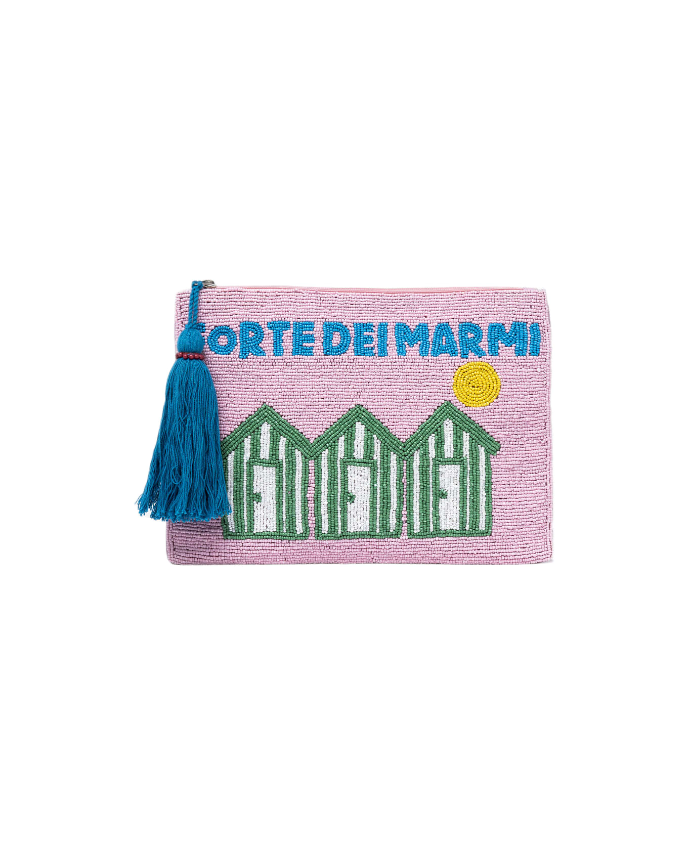 MC2 Saint Barth Forte Dei Marmi Pattern Pearl Pouch - PINK