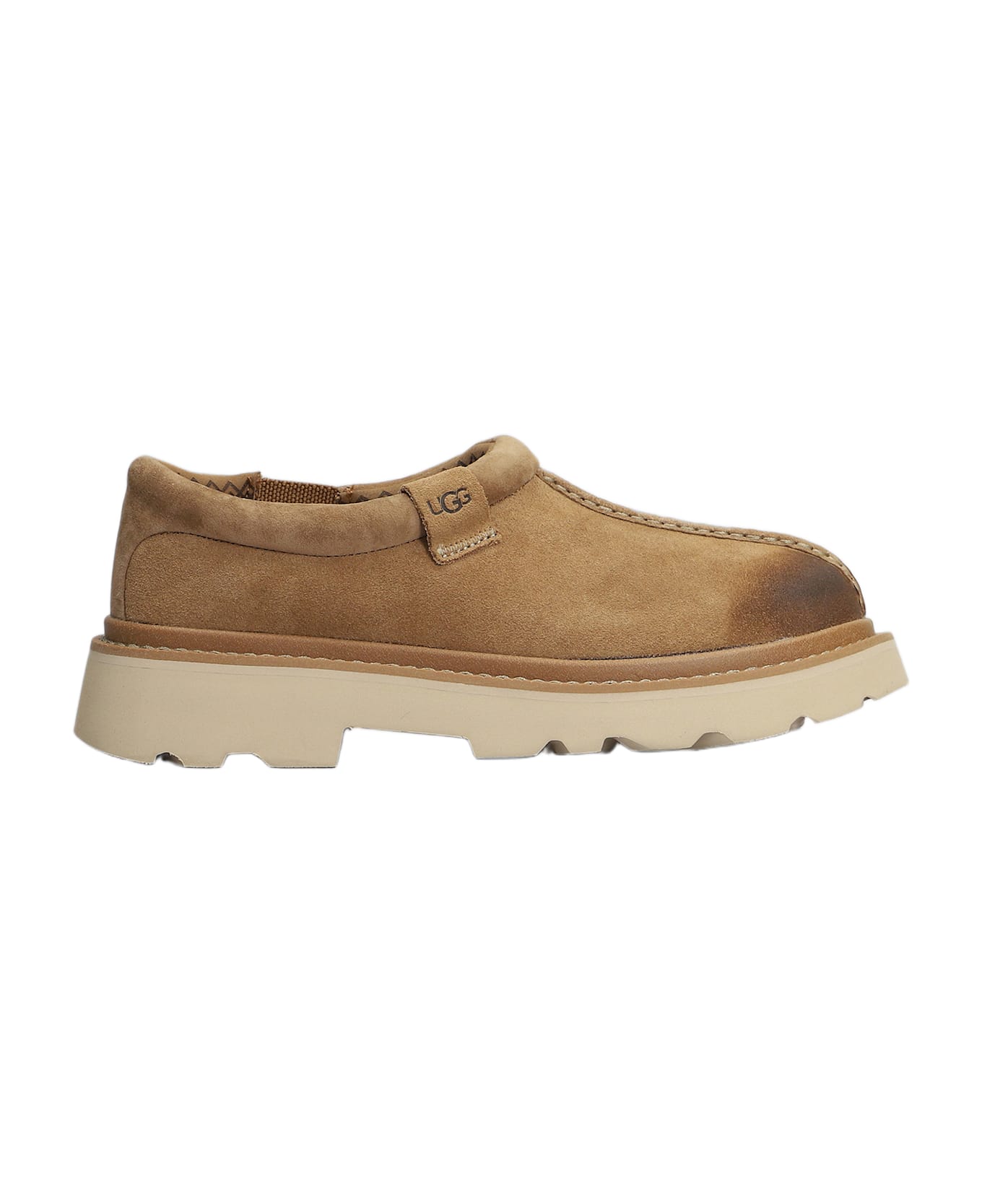 UGG Tasman Lug Loafers In Leather Color Suede - leather color
