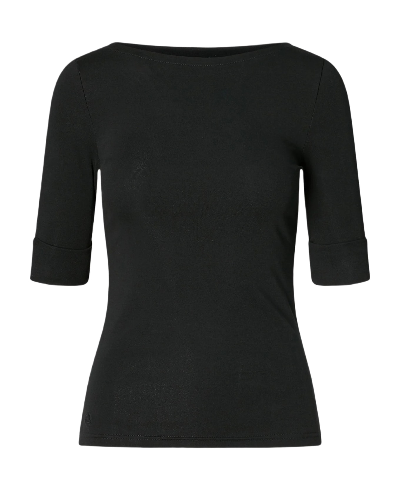 Ralph Lauren Wide-neck T-shirt - Polo Black ニットウェア