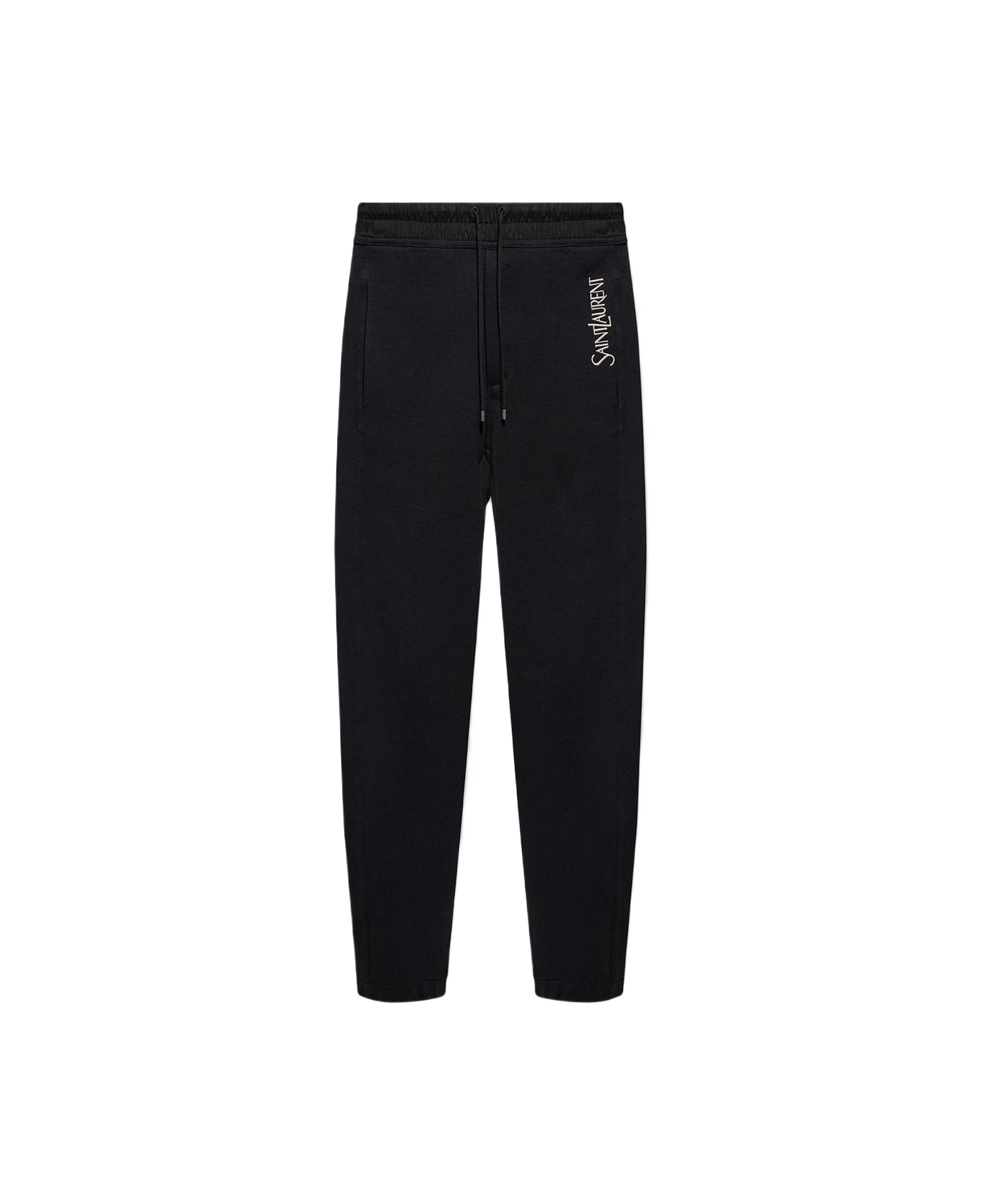 Saint Laurent Sweatpants With Logo - BLACK スウェットパンツ