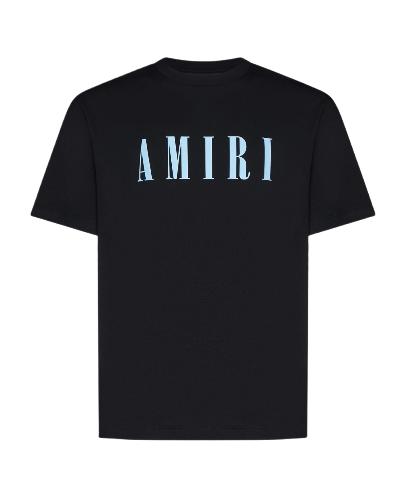 AMIRI Logo Cotton T-shirt - BLACK