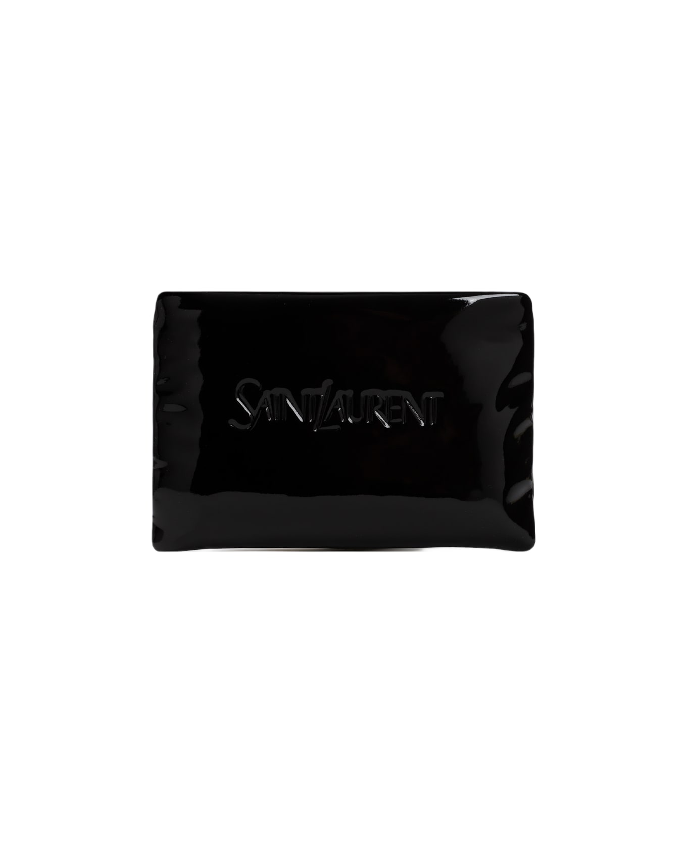 Saint Laurent Polyurethane Pouch - Nero