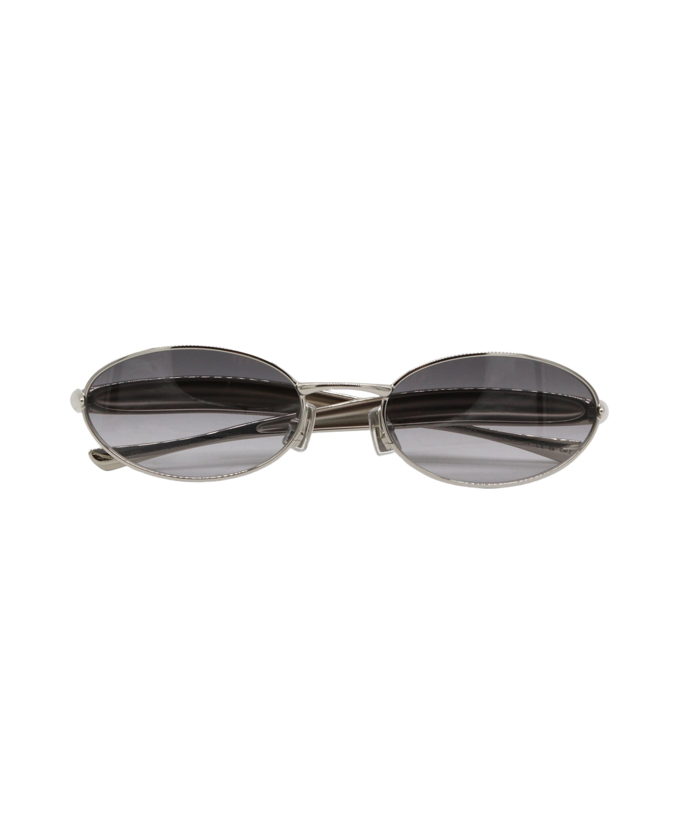 Bottega Veneta Silver Metal Sunglass