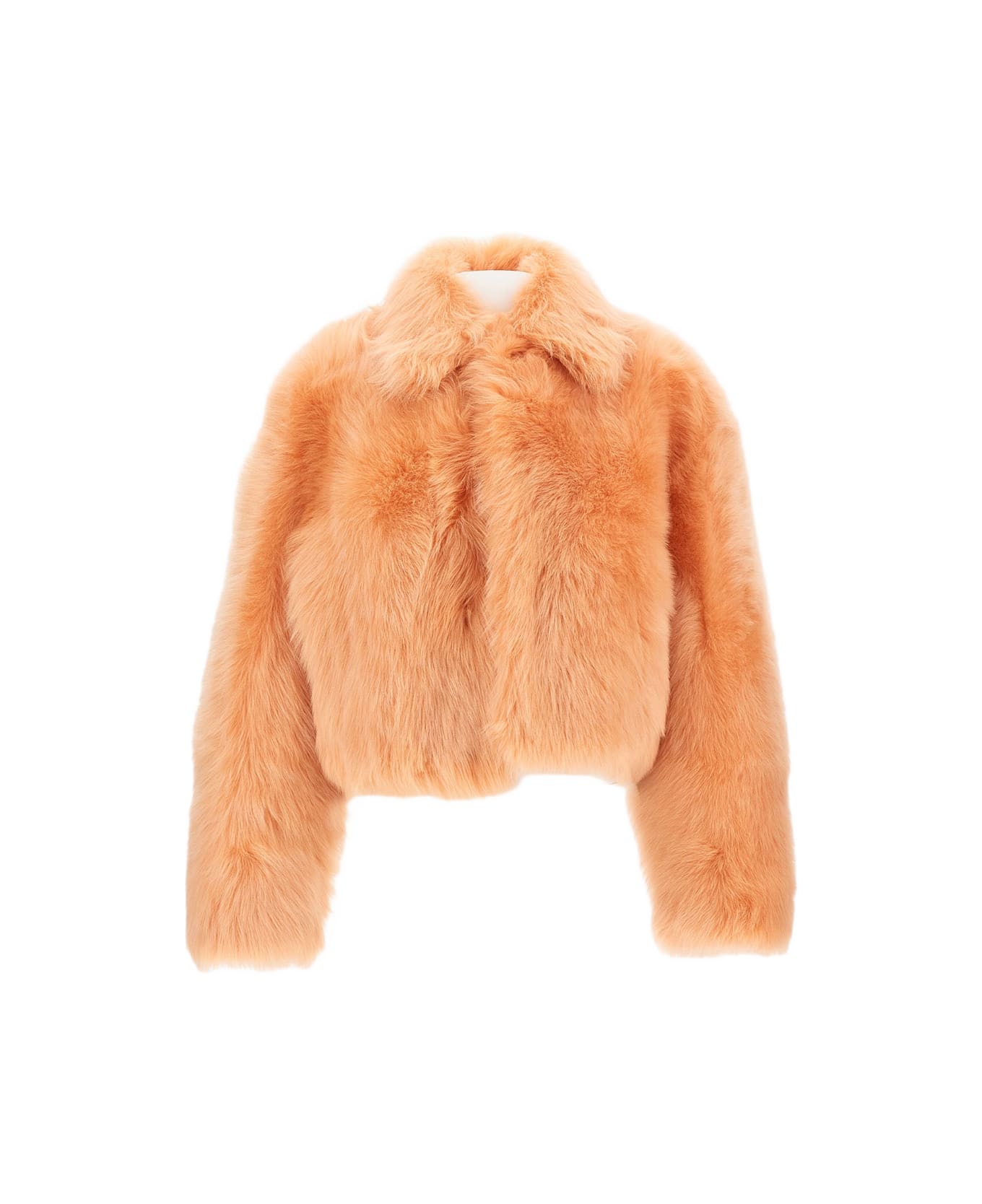 Bottega Veneta Shearling Jacket - Orange