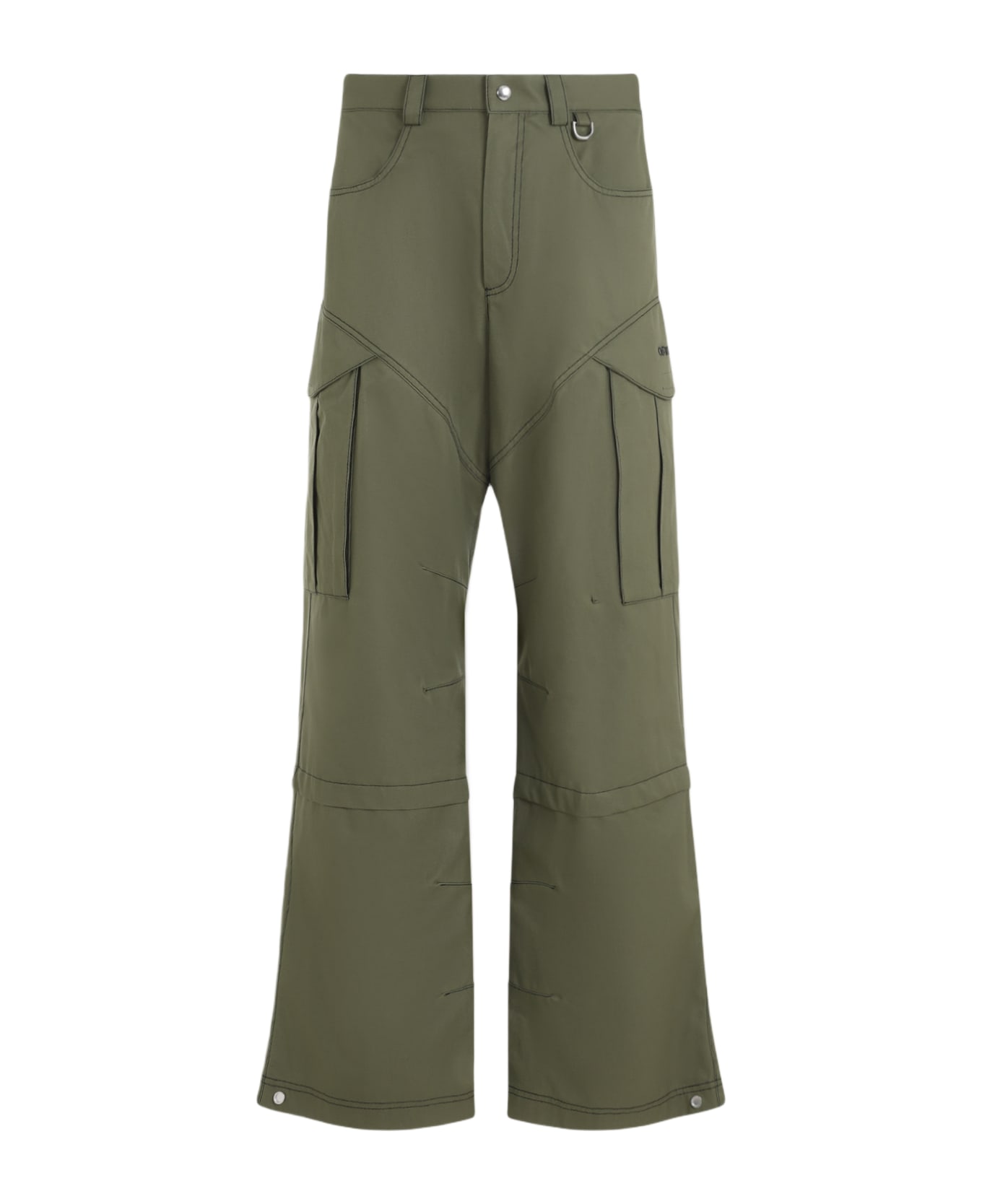 Off-White Straight Cargo Pants - Army Green