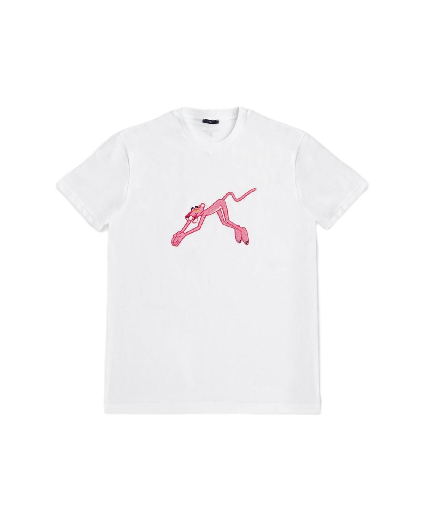 Larusmiani T-shirt "pink Panther" T-Shirt - White