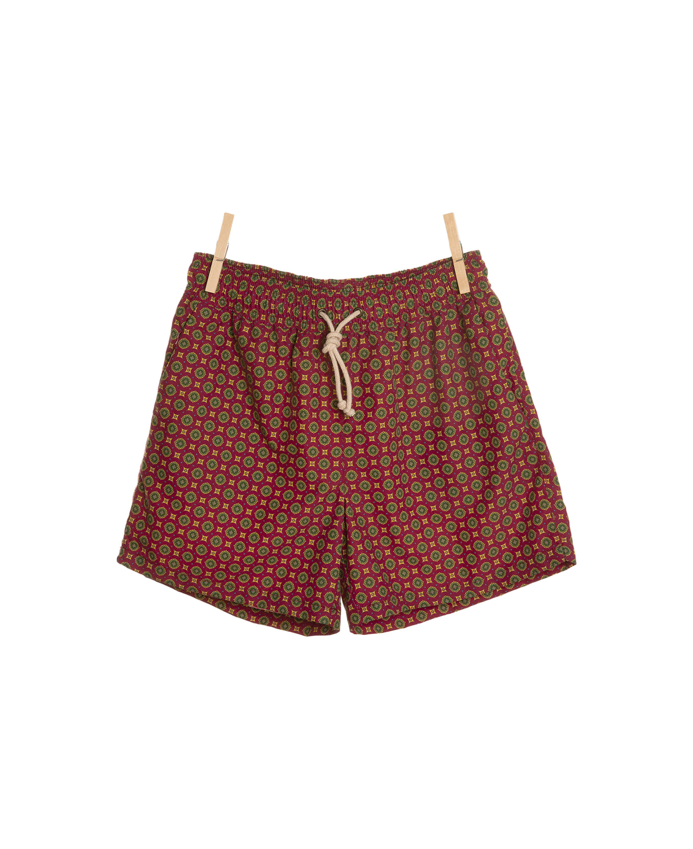 Ripa Ripa Collaborazione Nicola Radano Swim Shorts - Bordeaux