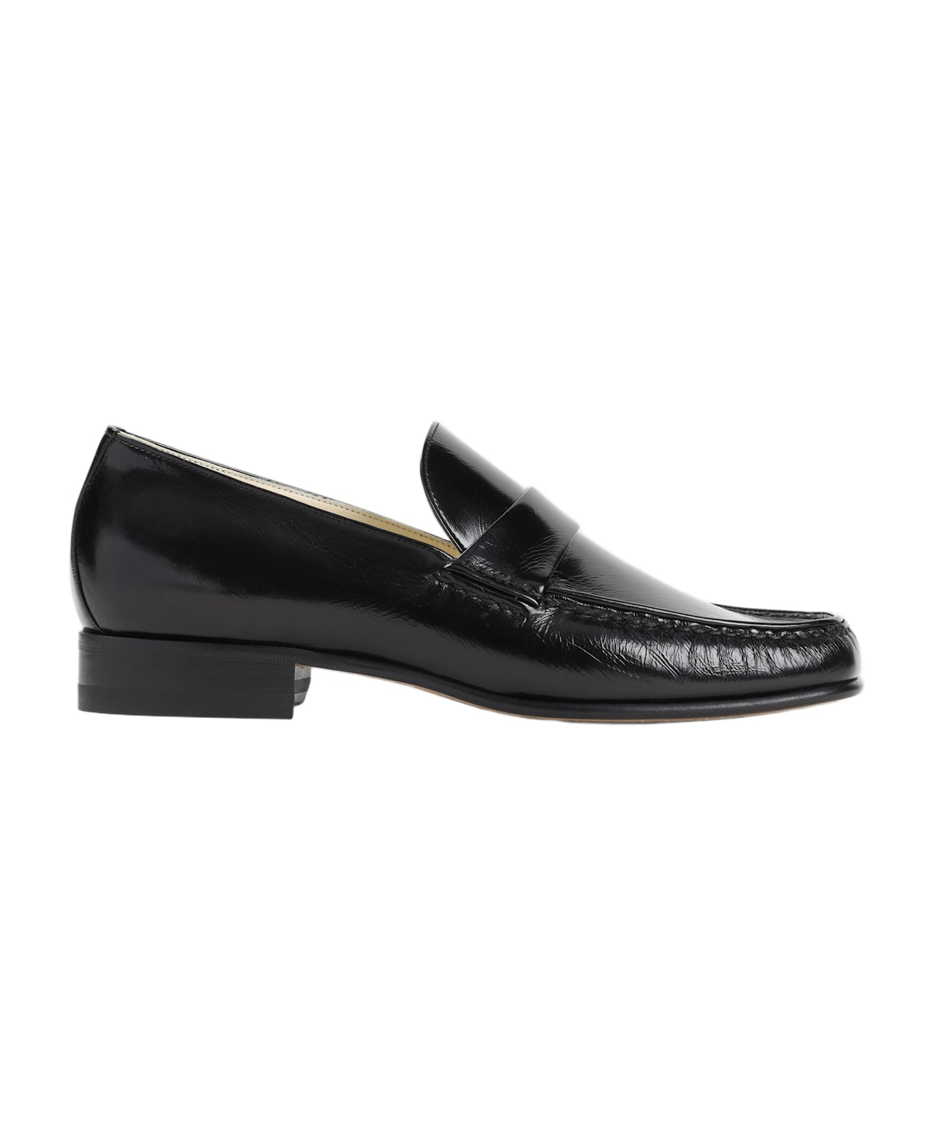 Phoebe Philo Calf Leather Loafers - Bk Black