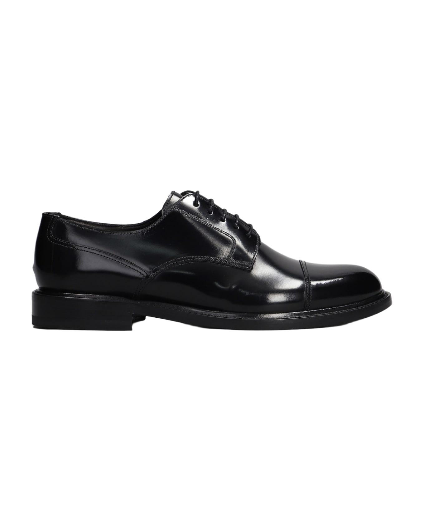 Tagliatore 0205 Casey Lace Up Shoes In Black Leather - black