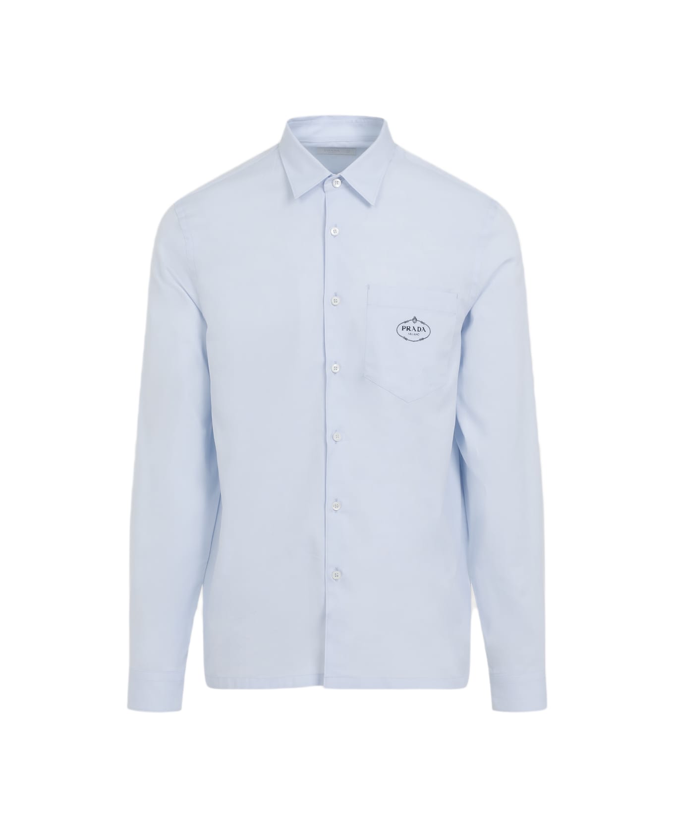Prada Oxford Cotton Shirt - CIELO