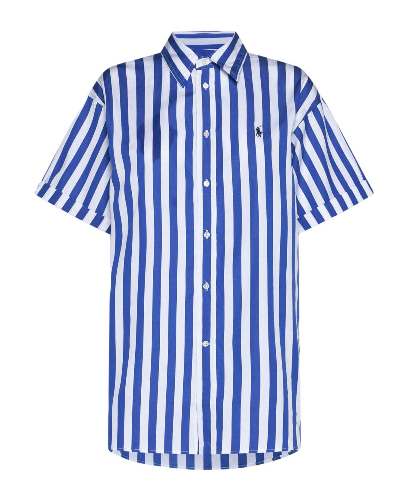 Polo Ralph Lauren Striped Cotton Shirt Polo Ralph Lauren - WHITE/BLU