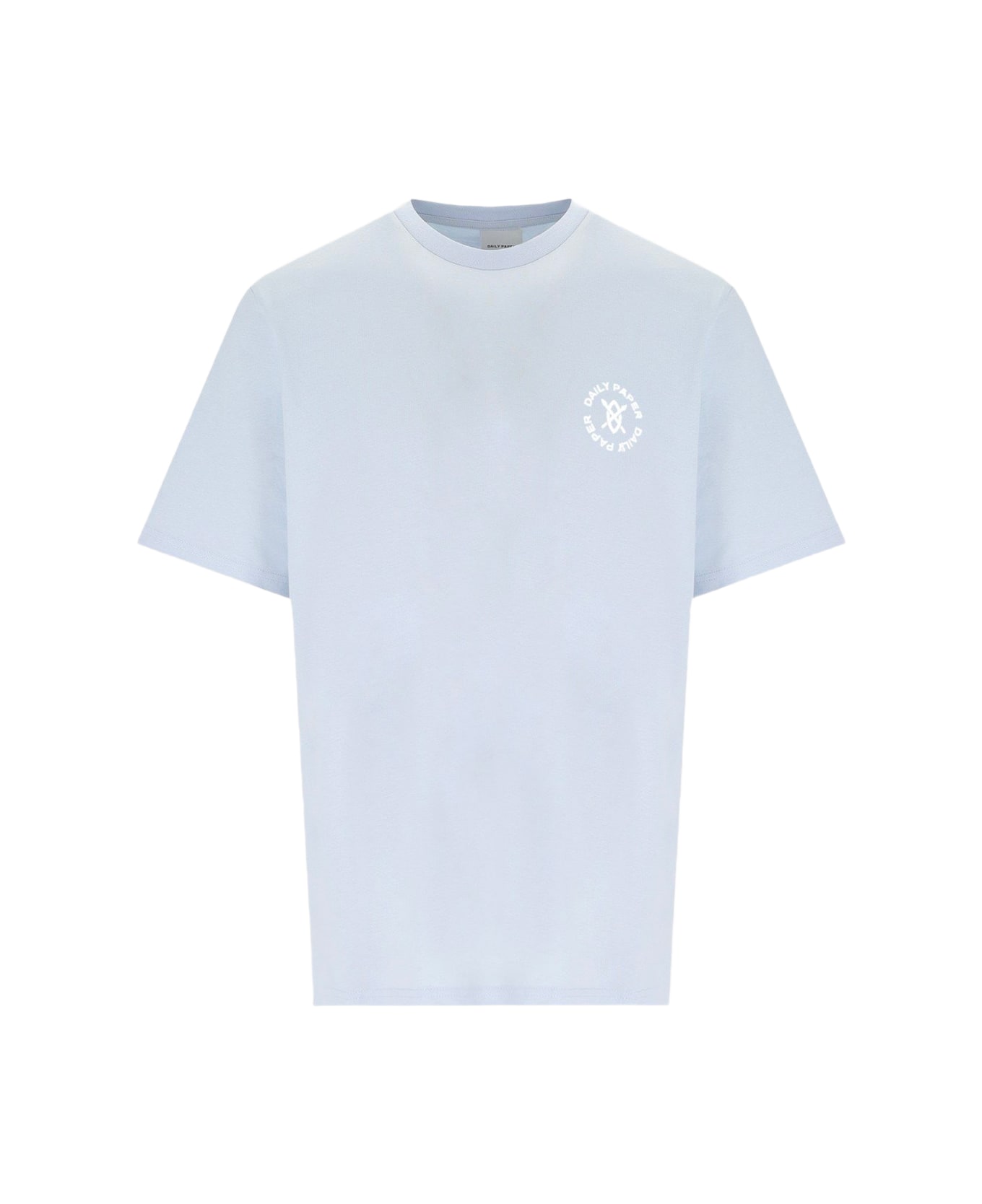 Daily Paper Blue Cotton T-shirt - HALOGEN BLUE
