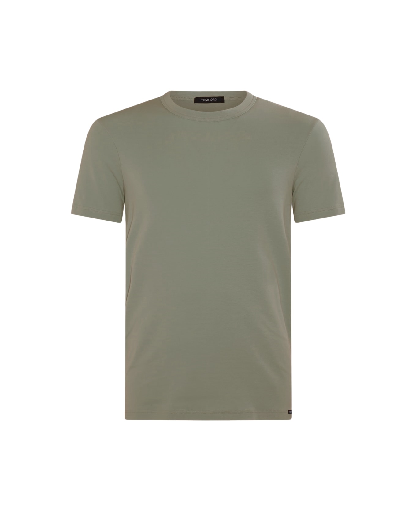 Tom Ford Matcha Green Cotton Blend T-shirt - MATCHA