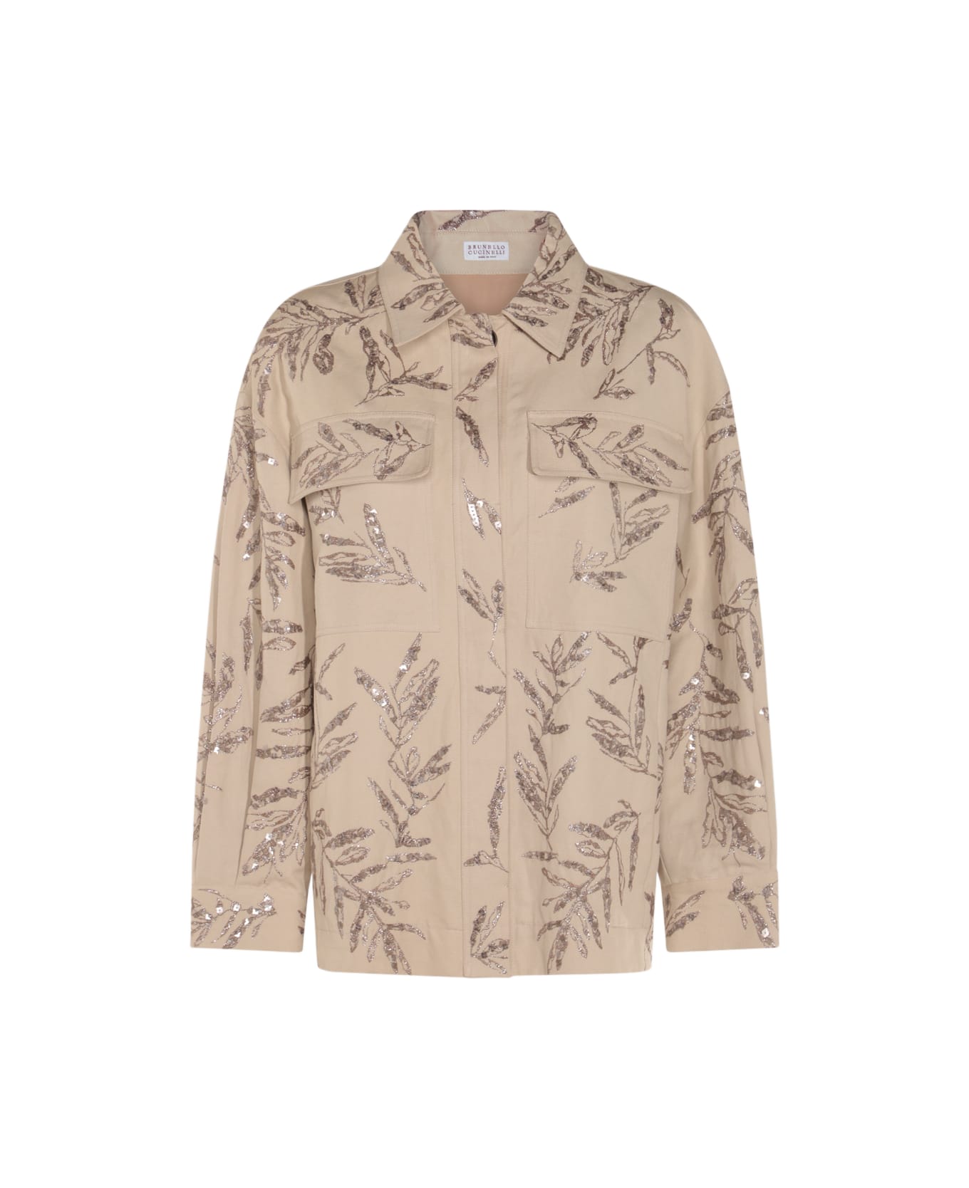 Brunello Cucinelli Beige Cotton Shirt