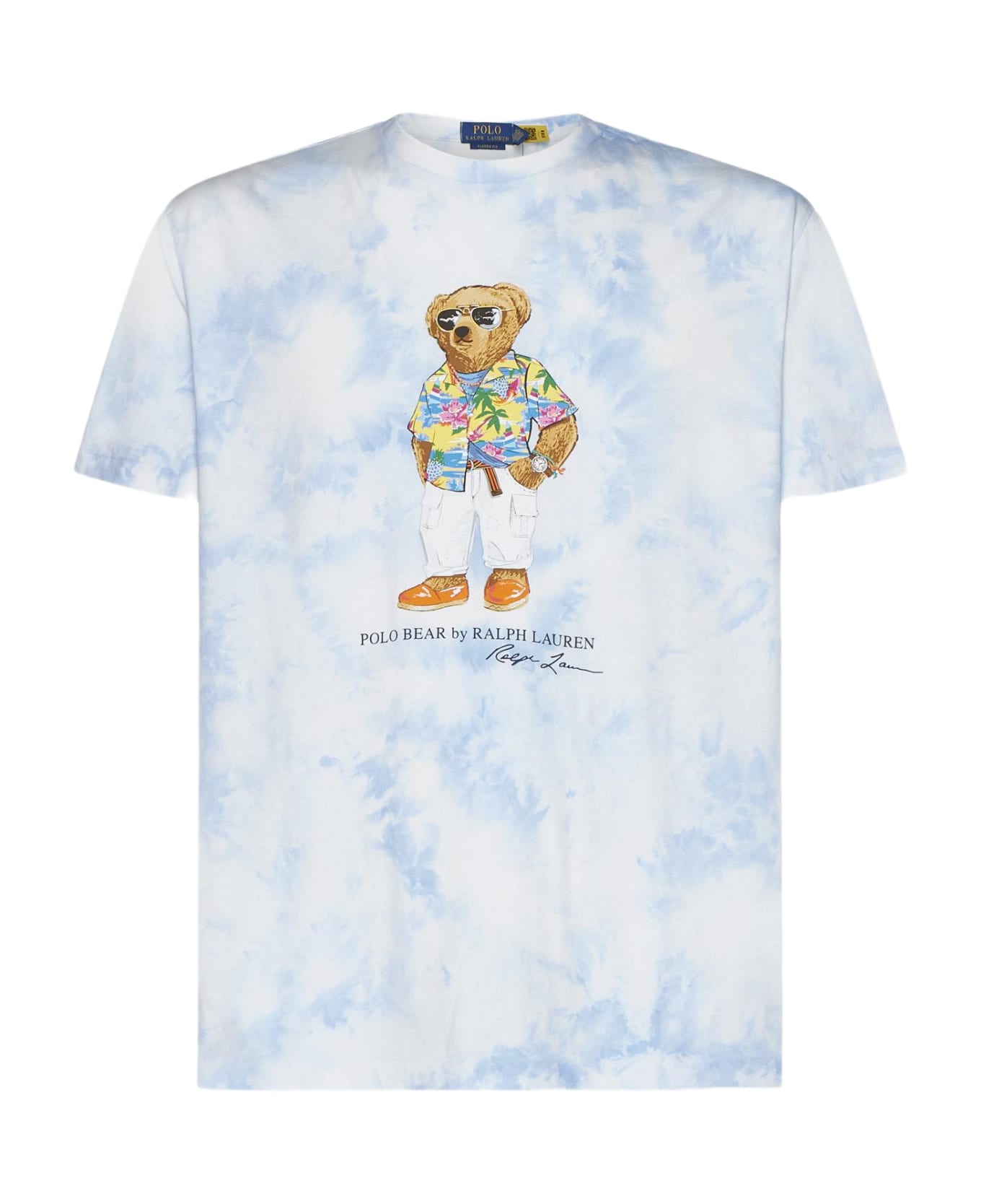 Ralph Lauren Bear Cotton T-shirt - blue シャツ